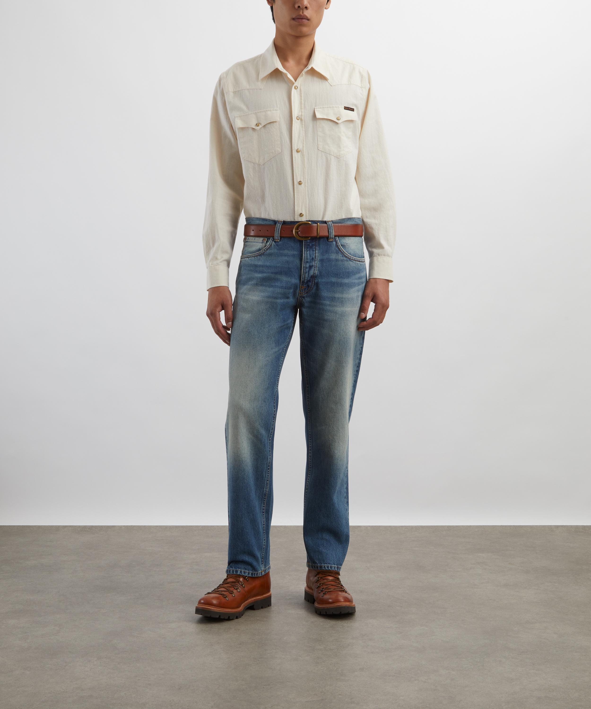 Nudie Jeans - George Chambray Western Shirt image number 1