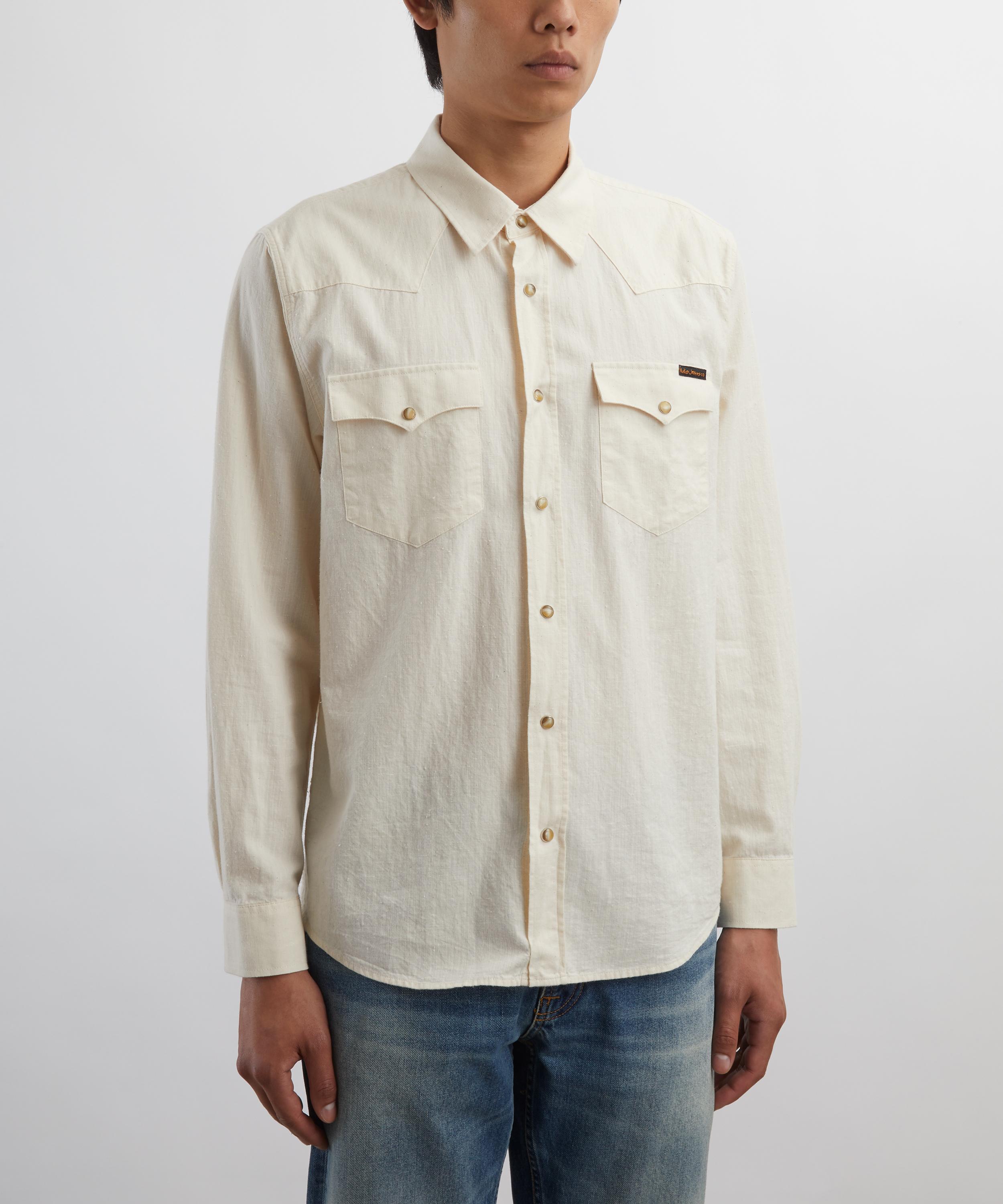 Nudie Jeans - George Chambray Western Shirt image number 2