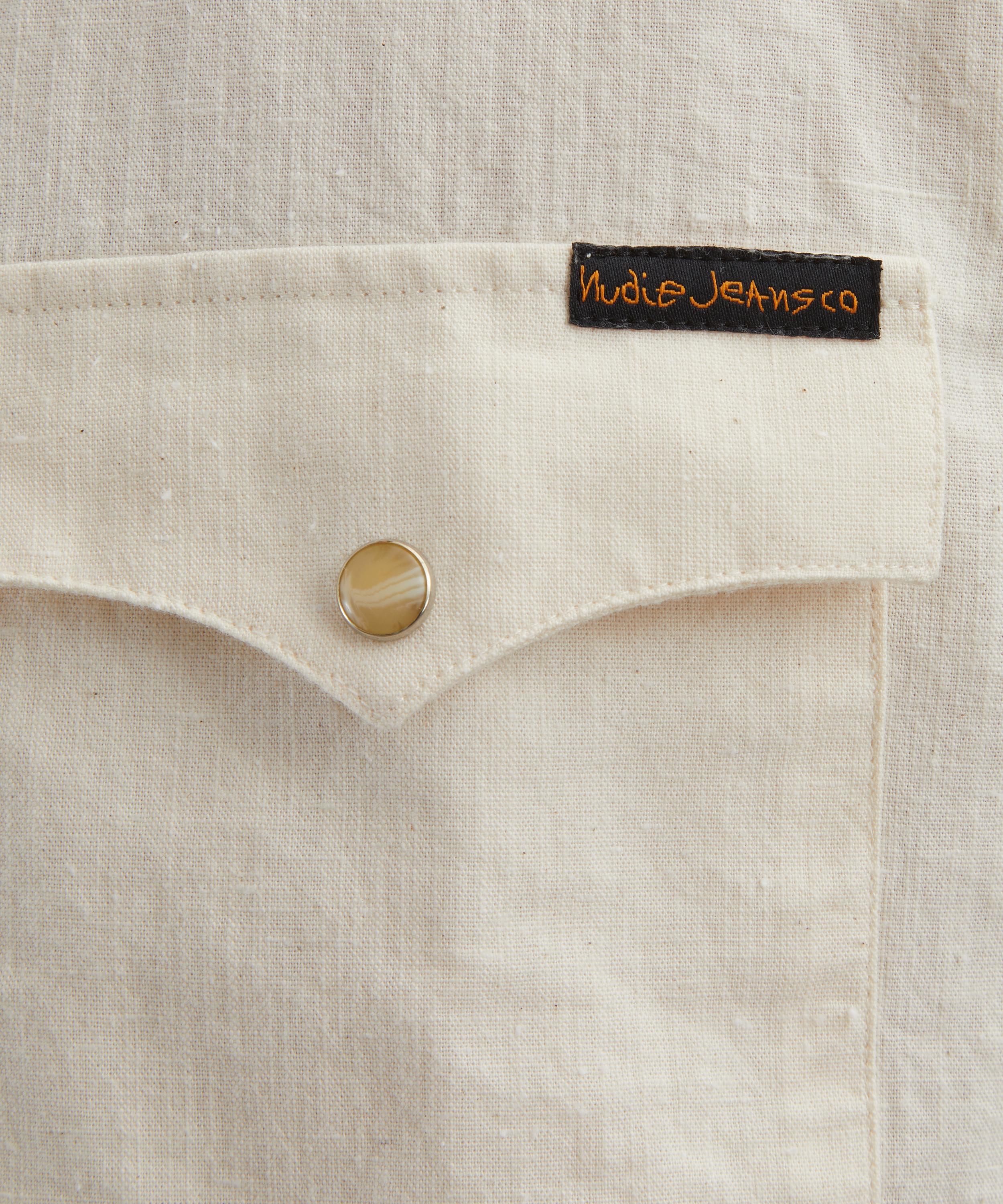 Nudie Jeans - George Chambray Western Shirt image number 4