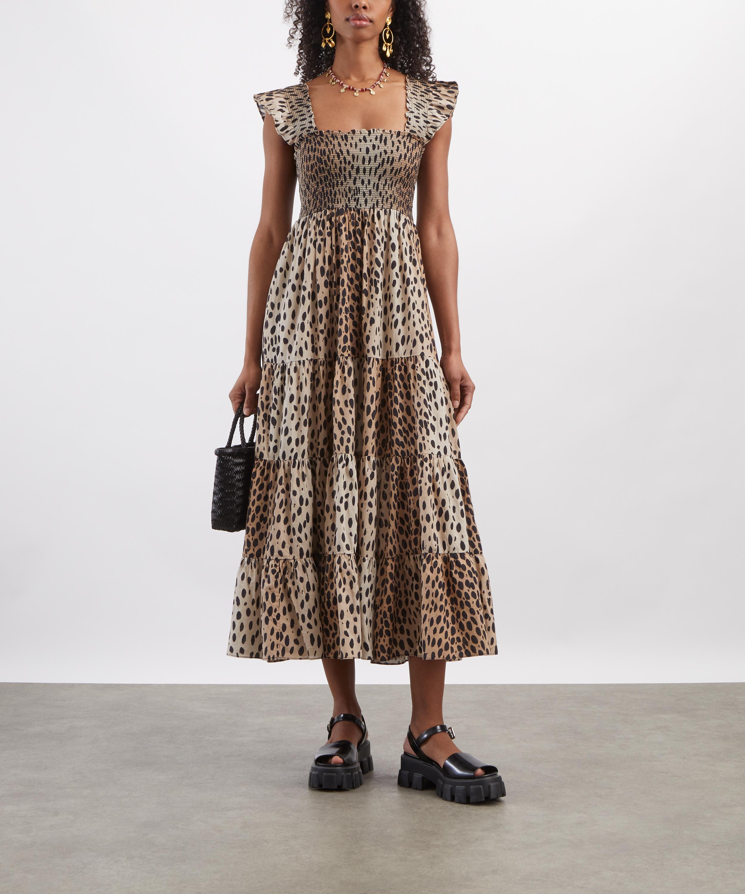 RIXO - Kendall Cotton Midi Dress image number 1