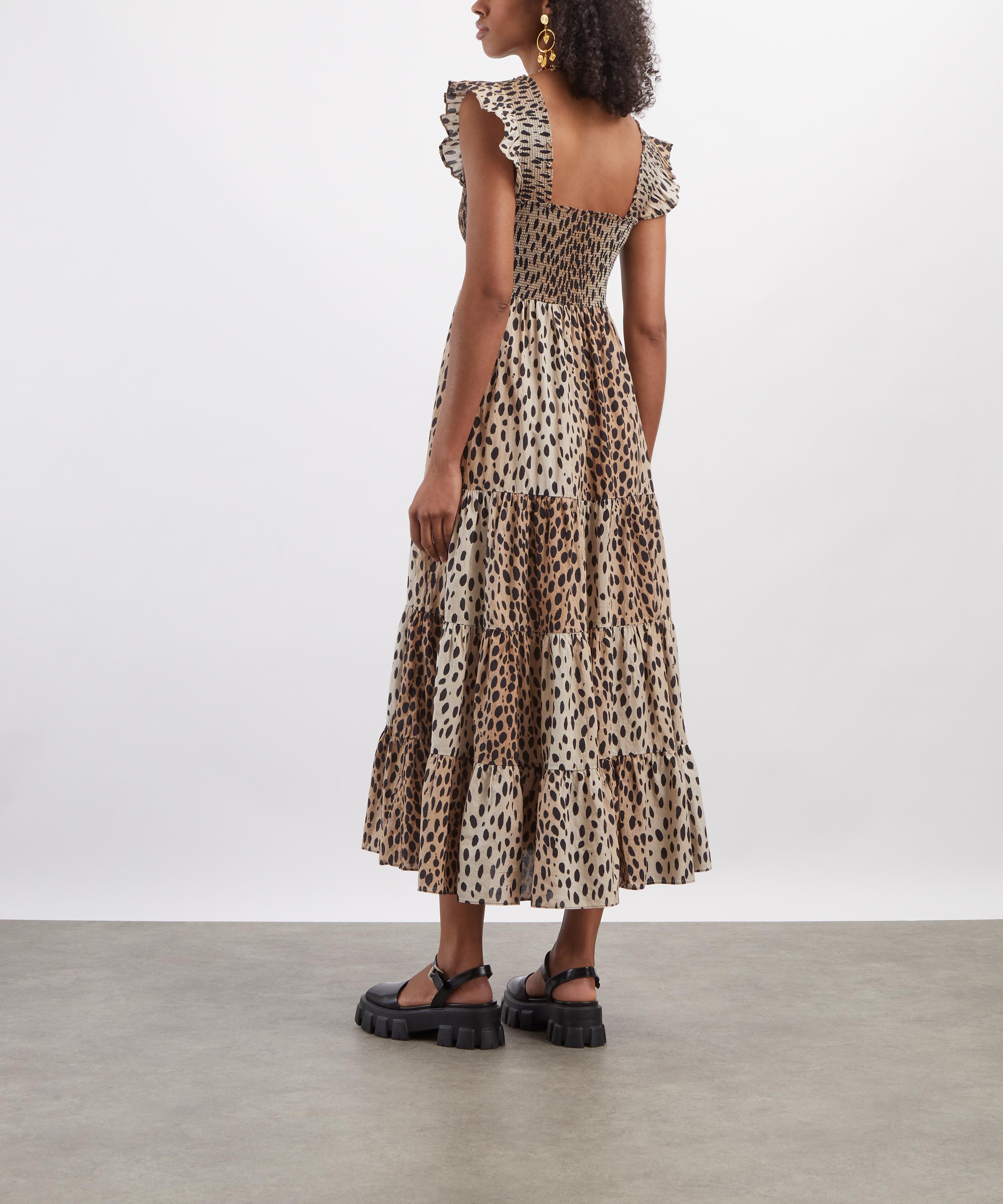 RIXO - Kendall Cotton Midi Dress image number 3