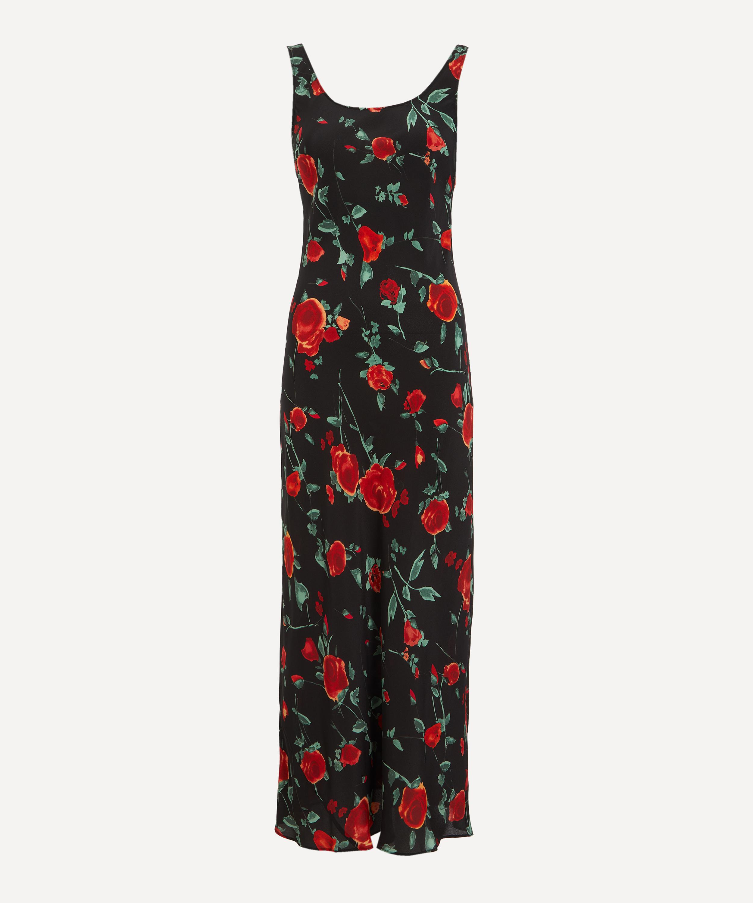 RIXO - Bondi Silk Midi Dress image number 0