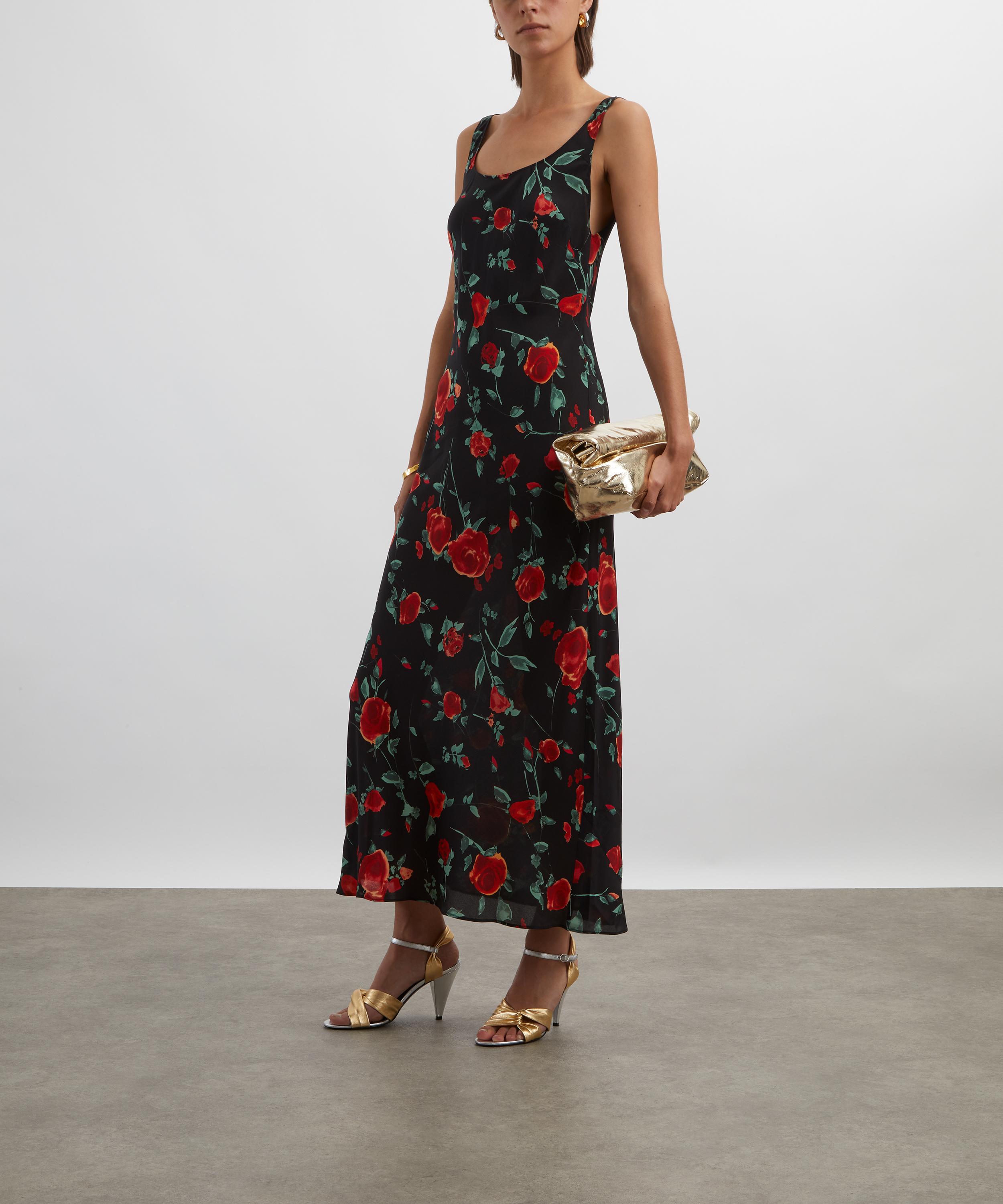 RIXO - Bondi Silk Midi Dress image number 1