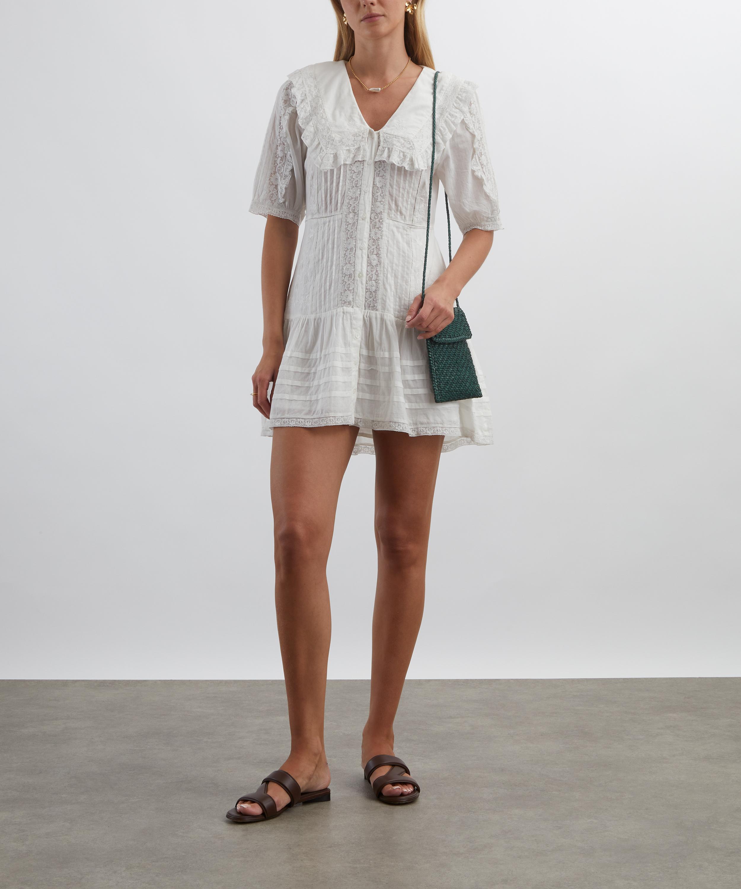 RIXO - Dove Cotton Mini Dress image number 1