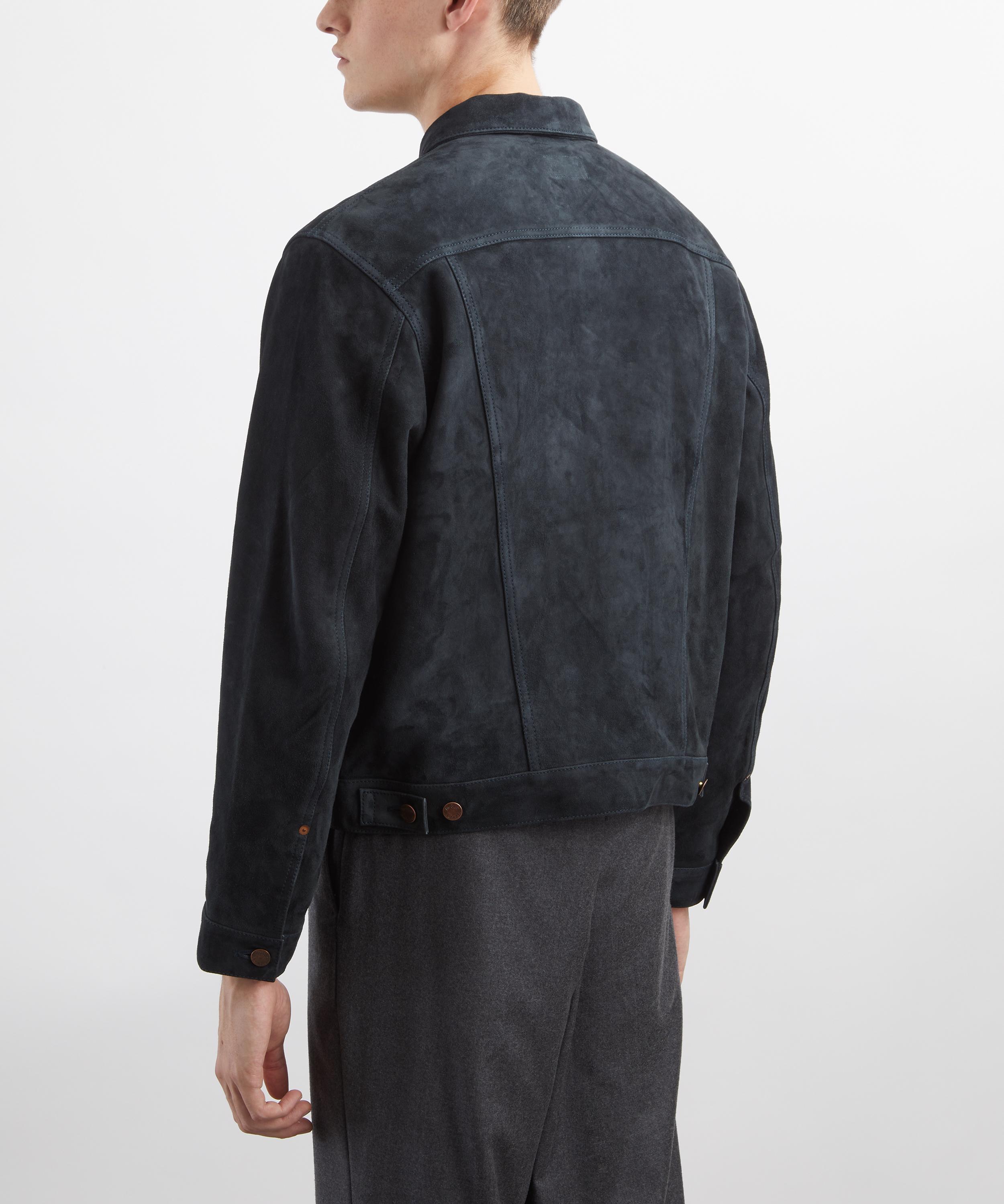 Nudie Jeans - Dante II Navy Suede Jacket image number 3