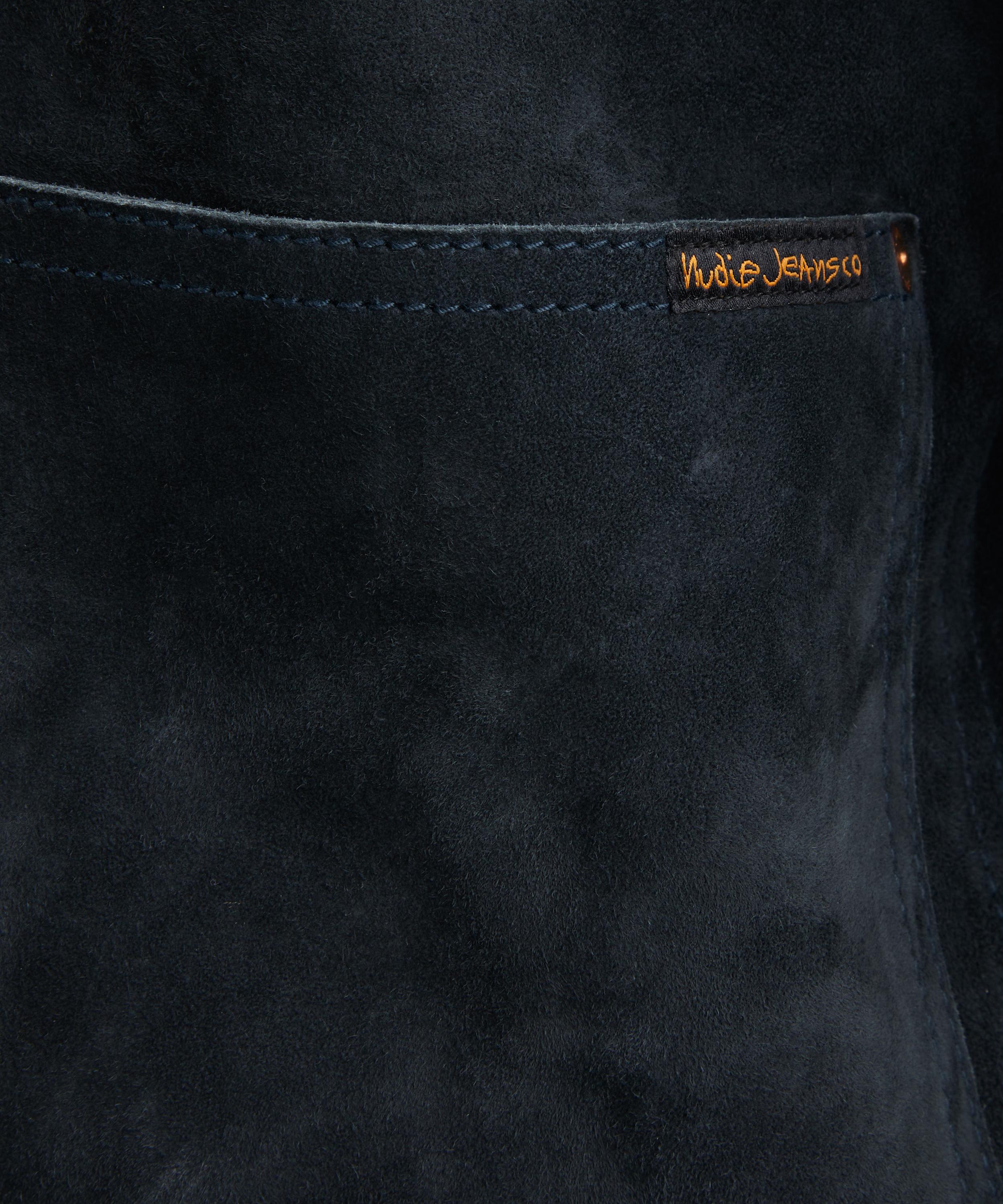 Nudie Jeans - Dante II Navy Suede Jacket image number 4
