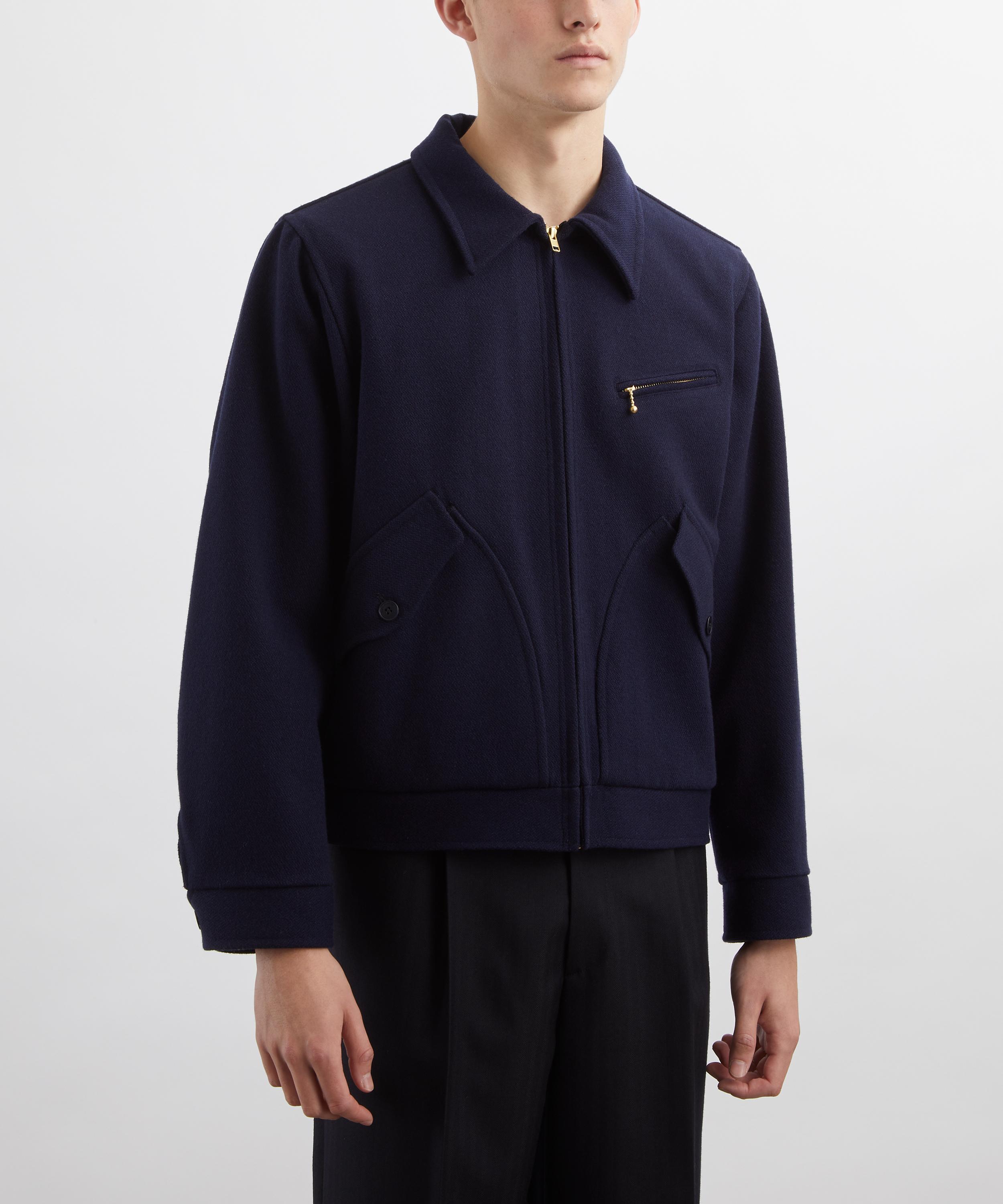 Nudie Jeans - Blake Blueberry Wool-Blend Zip Jacket image number 2