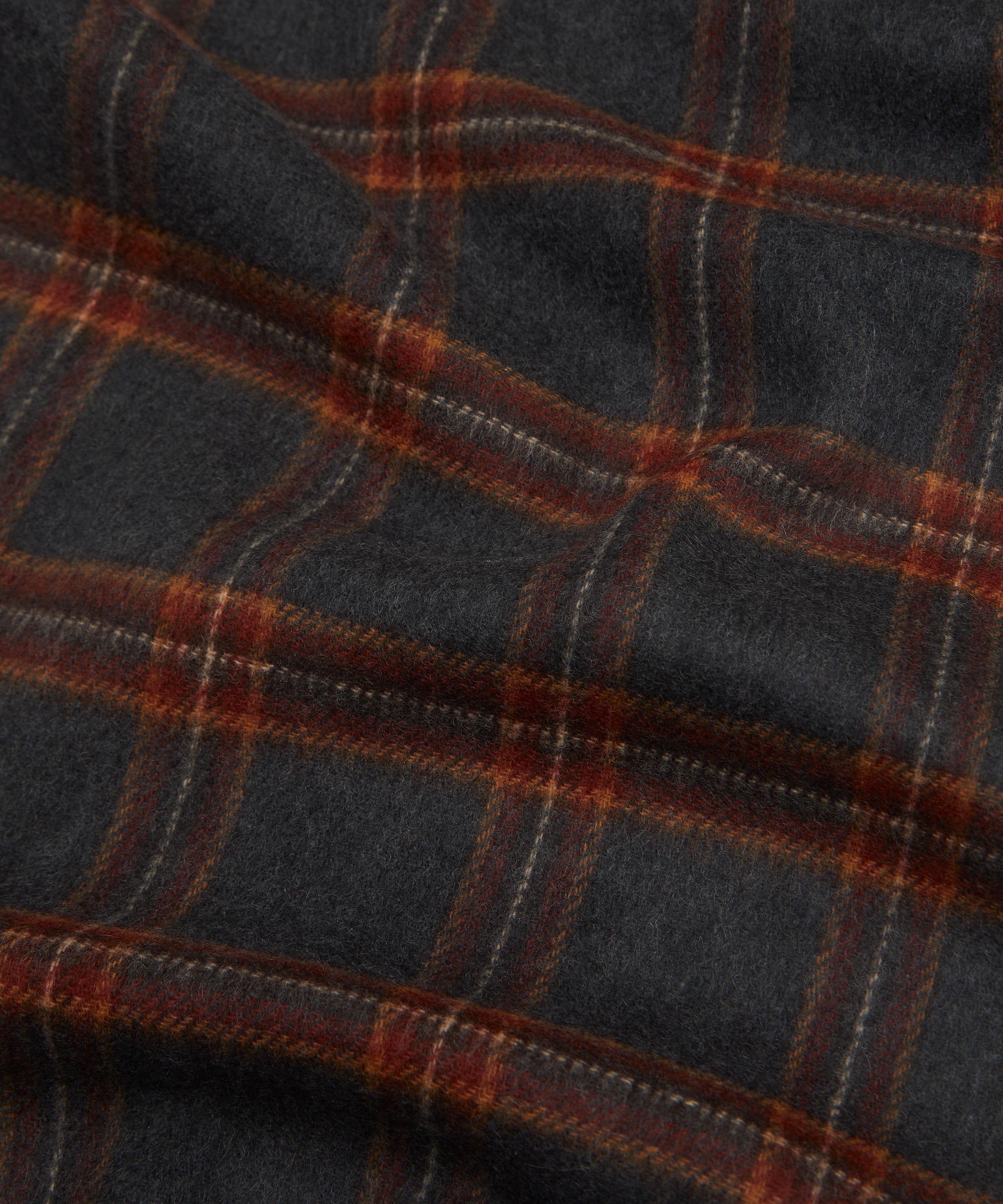 Johnstons of Elgin - Check Cashmere Scarf image number 3