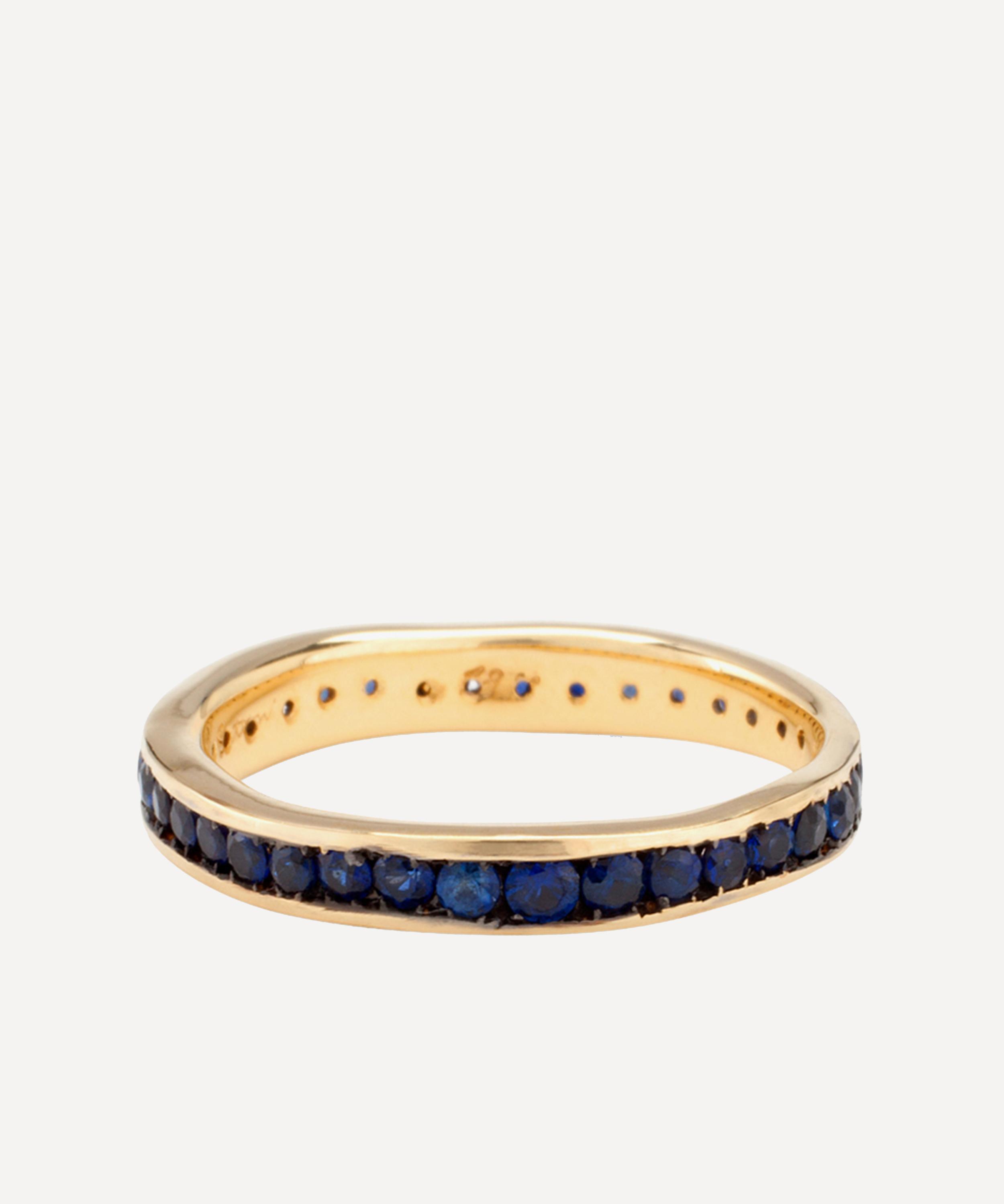 Satomi Kawakita - 18ct Gold Sapphire Absolute Band Ring image number 0