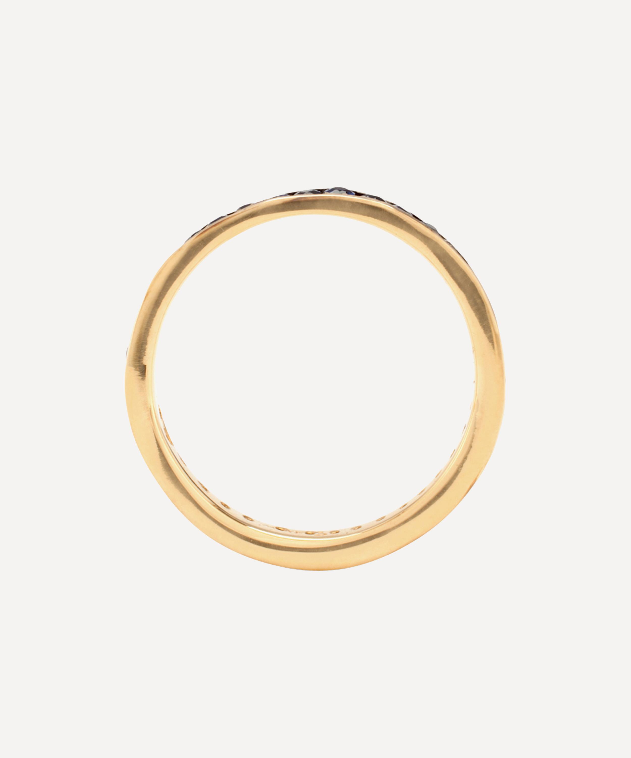 Satomi Kawakita - 18ct Gold Sapphire Absolute Band Ring image number 1