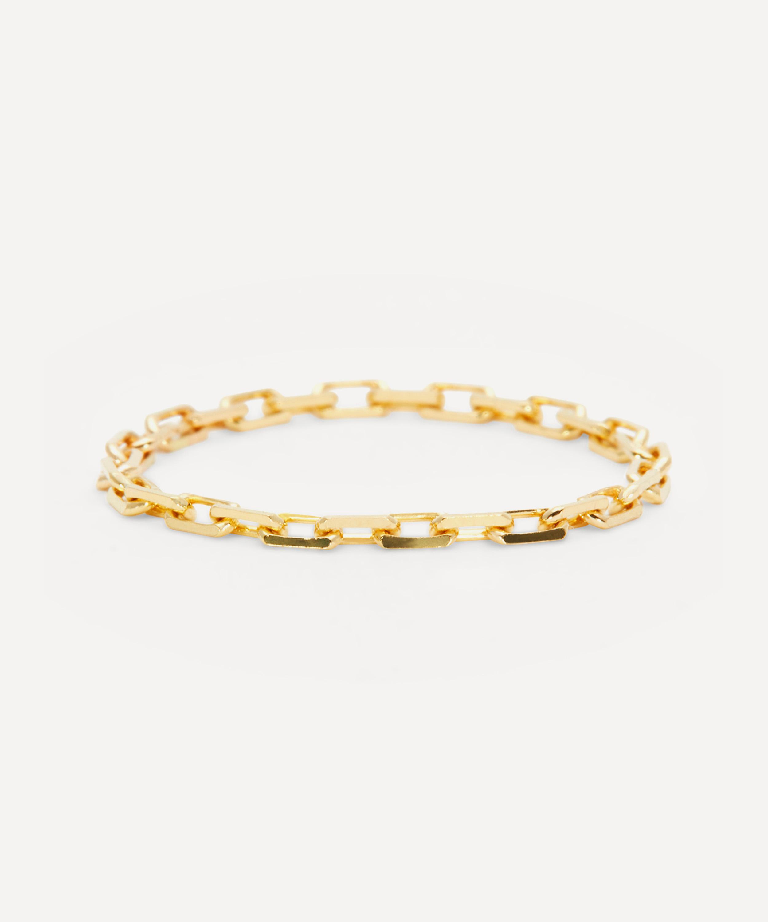 Satomi Kawakita - 18ct Gold Stella Chain Ring image number 0