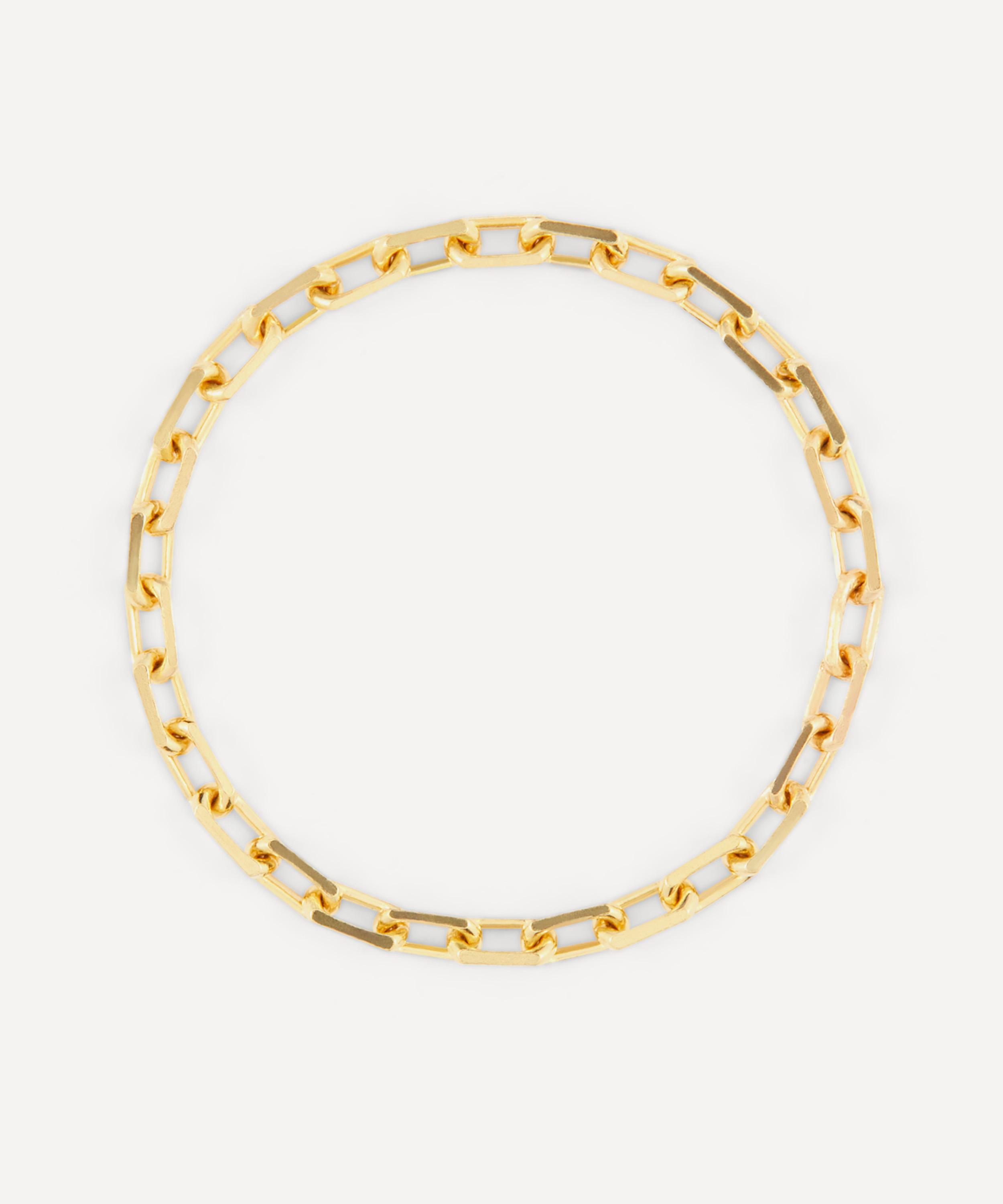 Satomi Kawakita - 18ct Gold Stella Chain Ring image number 1