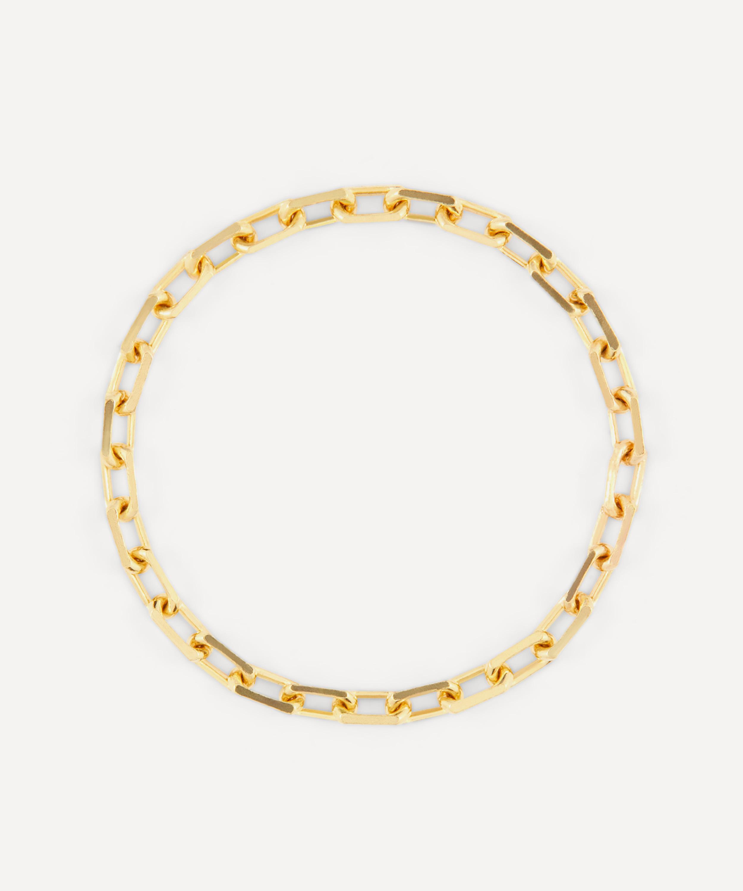 Satomi Kawakita - 18ct Gold Stella Chain Ring image number 2