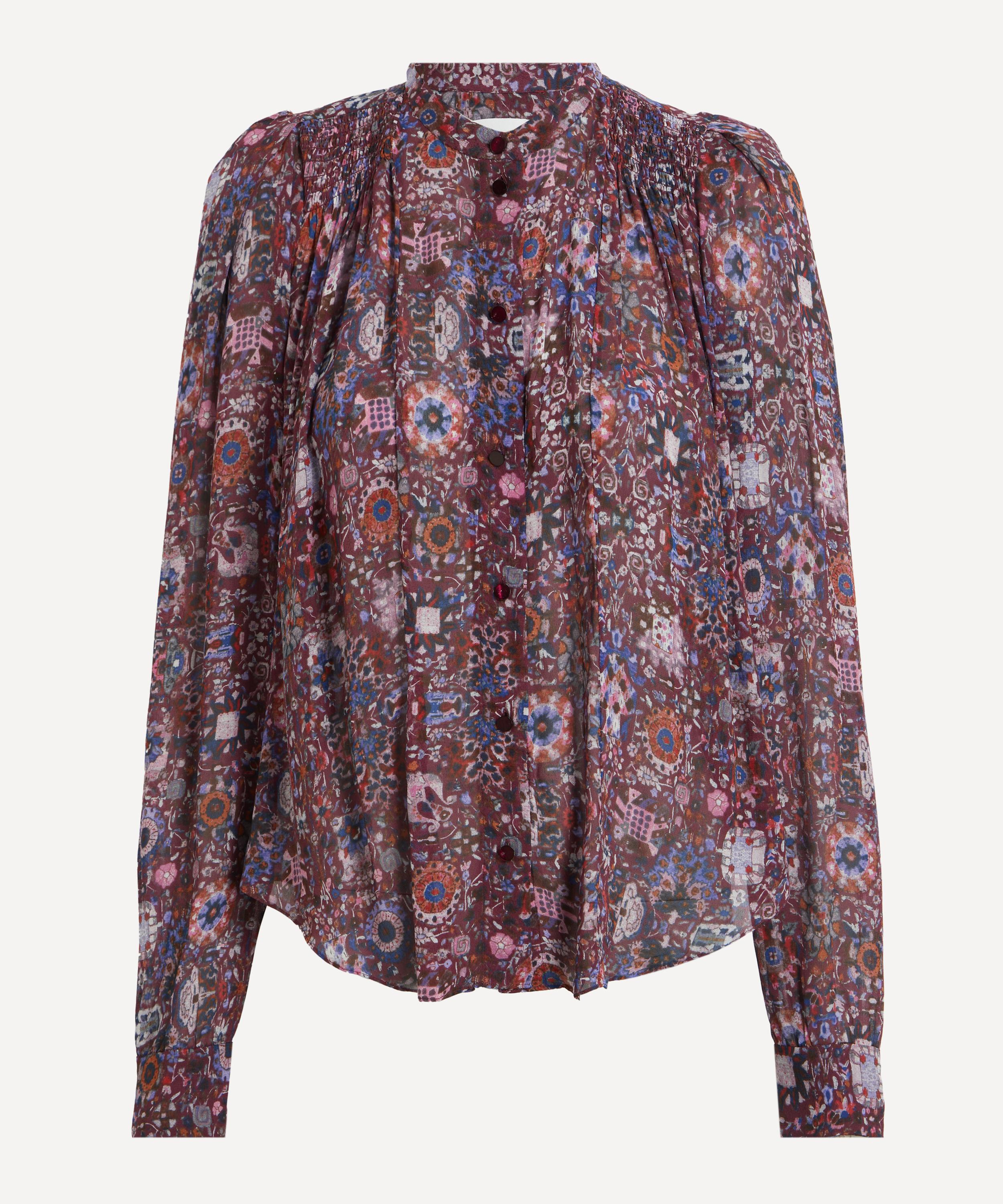 Isabel Marant - Noeline Printed Crepe Blouse image number 0