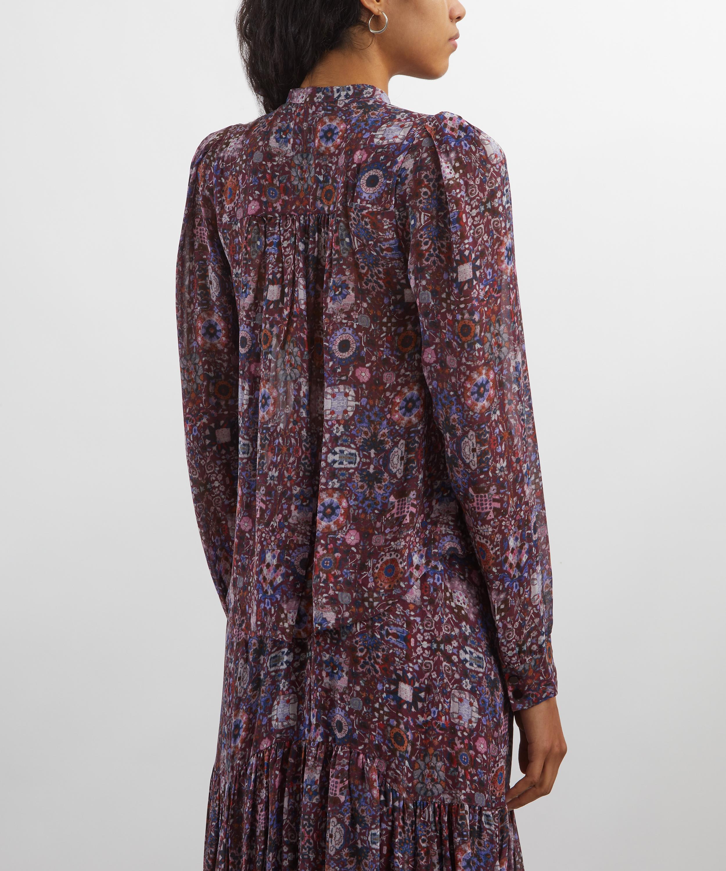 Isabel Marant - Noeline Printed Crepe Blouse image number 3