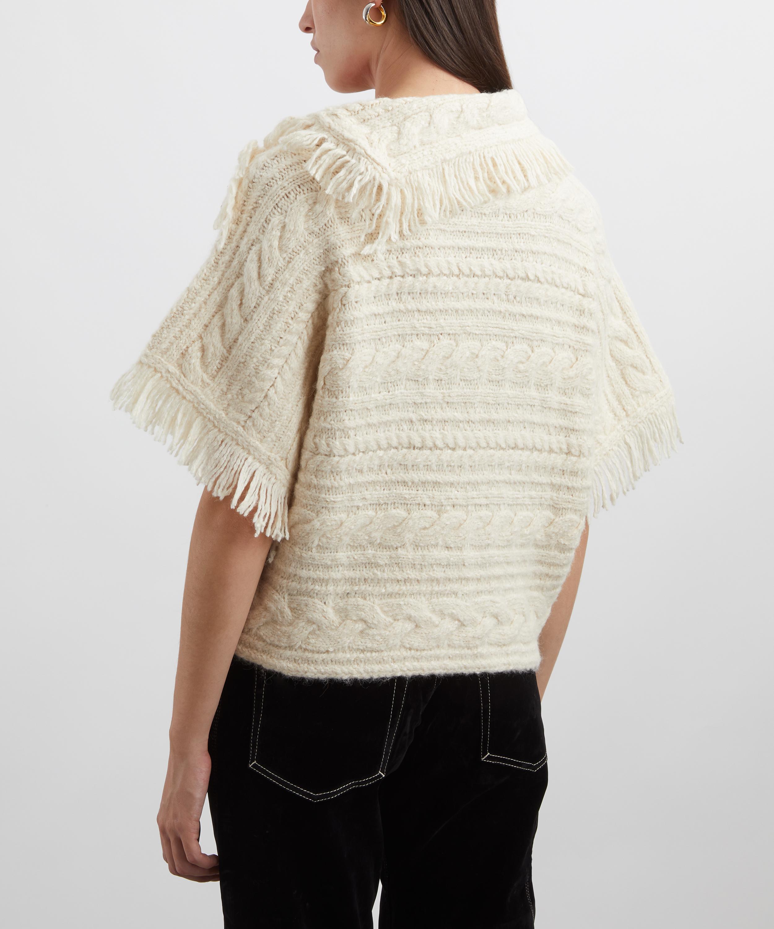 Isabel Marant - Blanche Cable-Knit Jumper image number 3