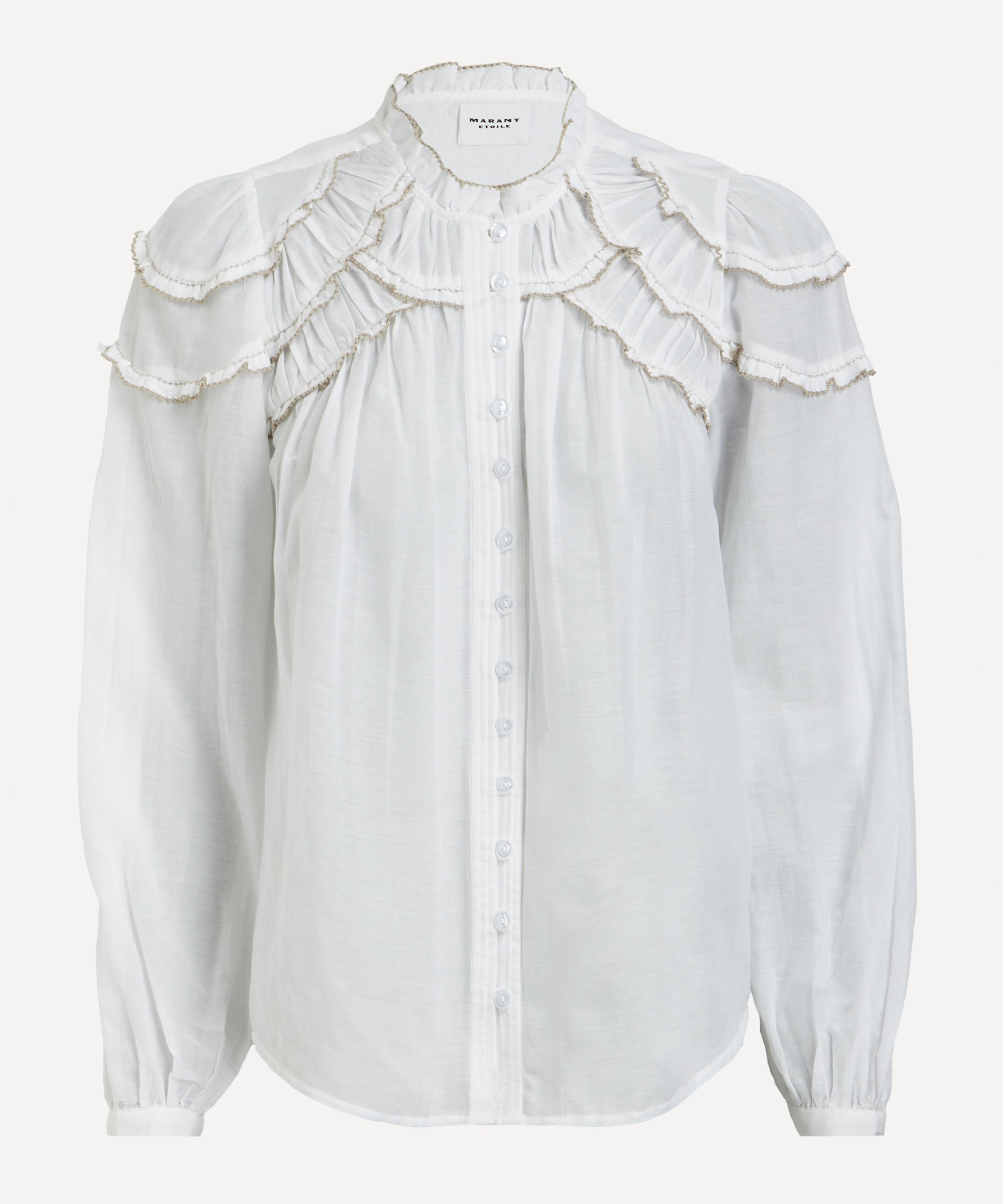 Isabel Marant - Christa Gathered Cotton Blouse
