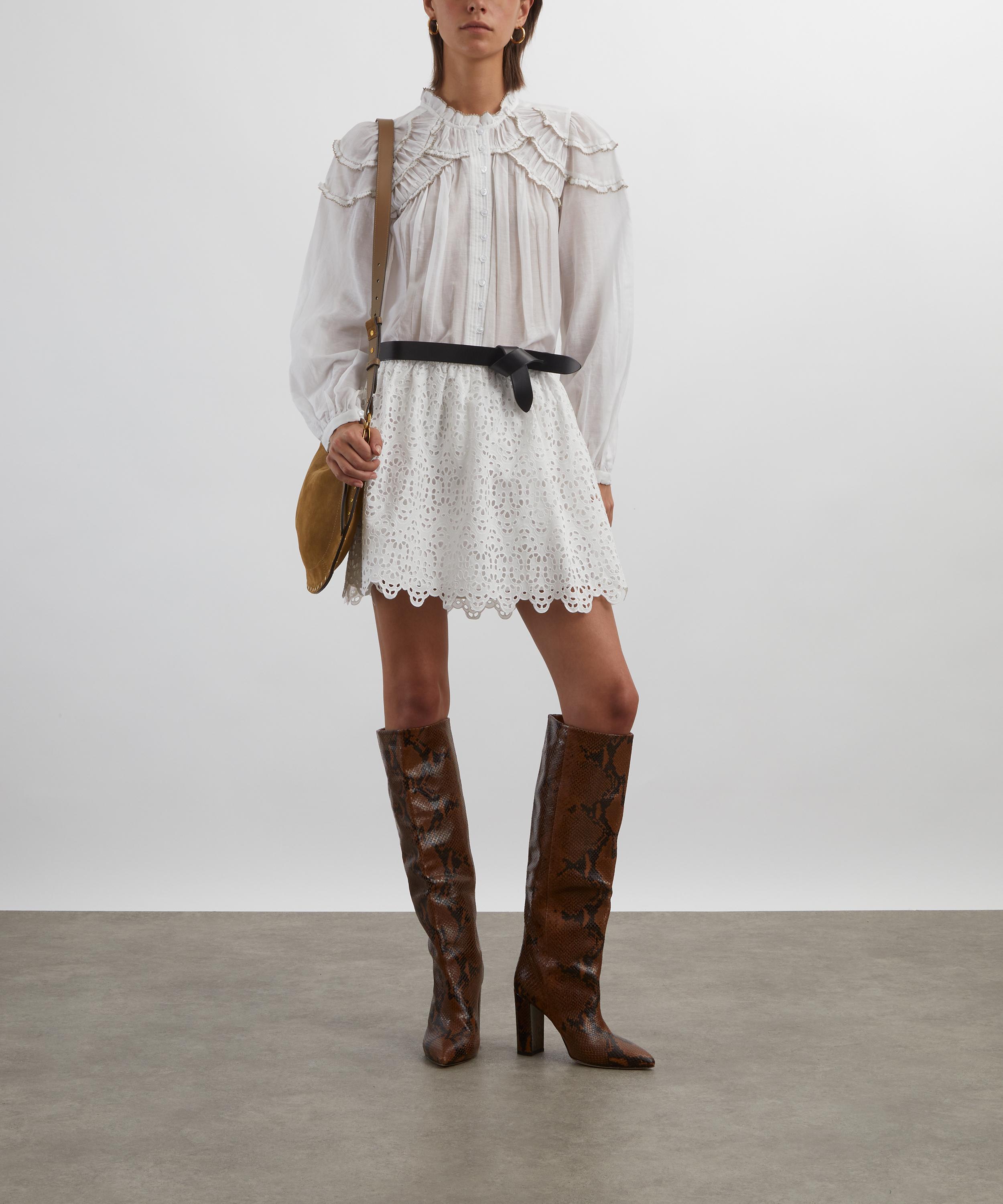 Isabel Marant - Christa Gathered Cotton Blouse image number 1