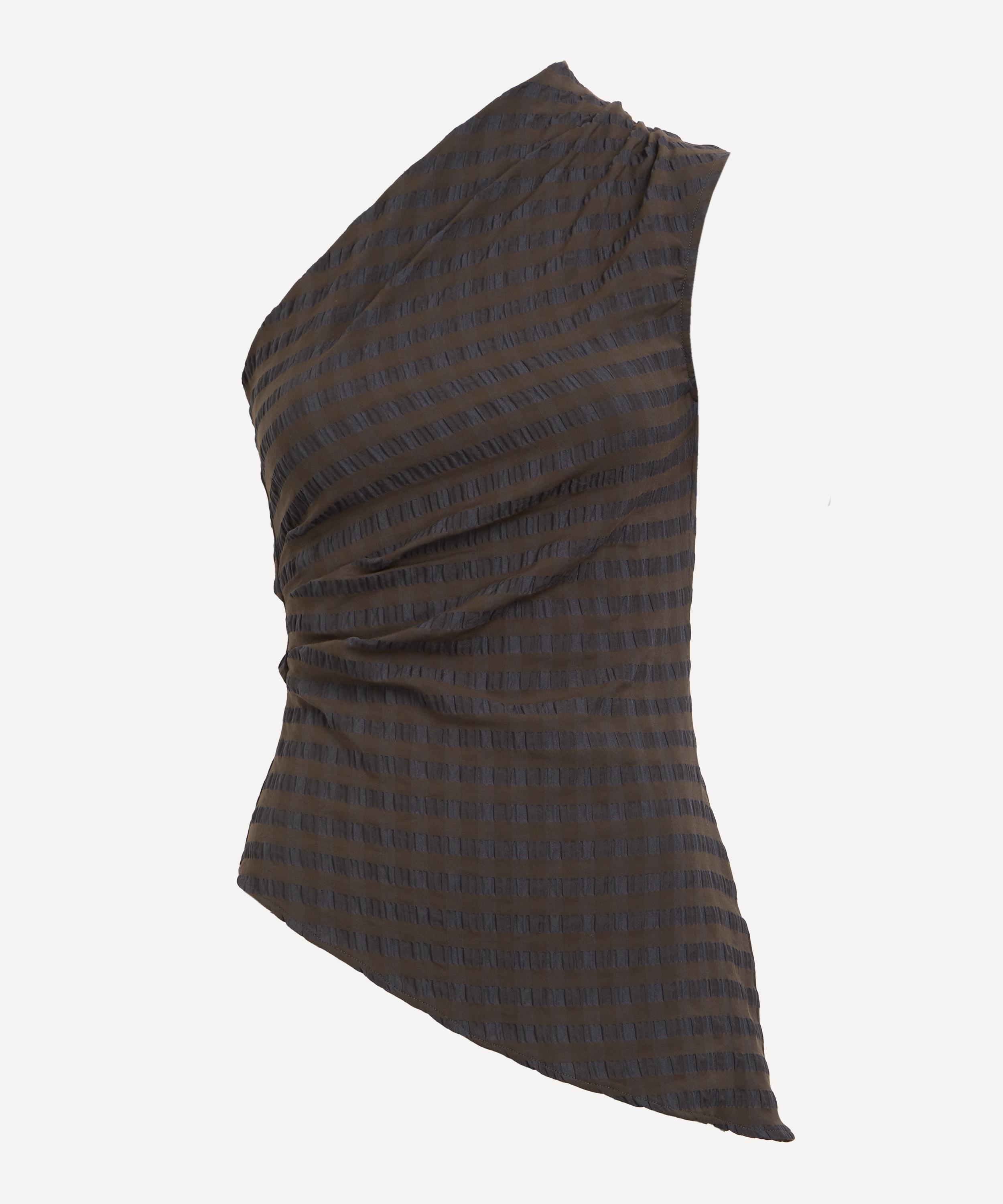 Paloma Wool - Win Seersucker Asymmetric Top image number 0