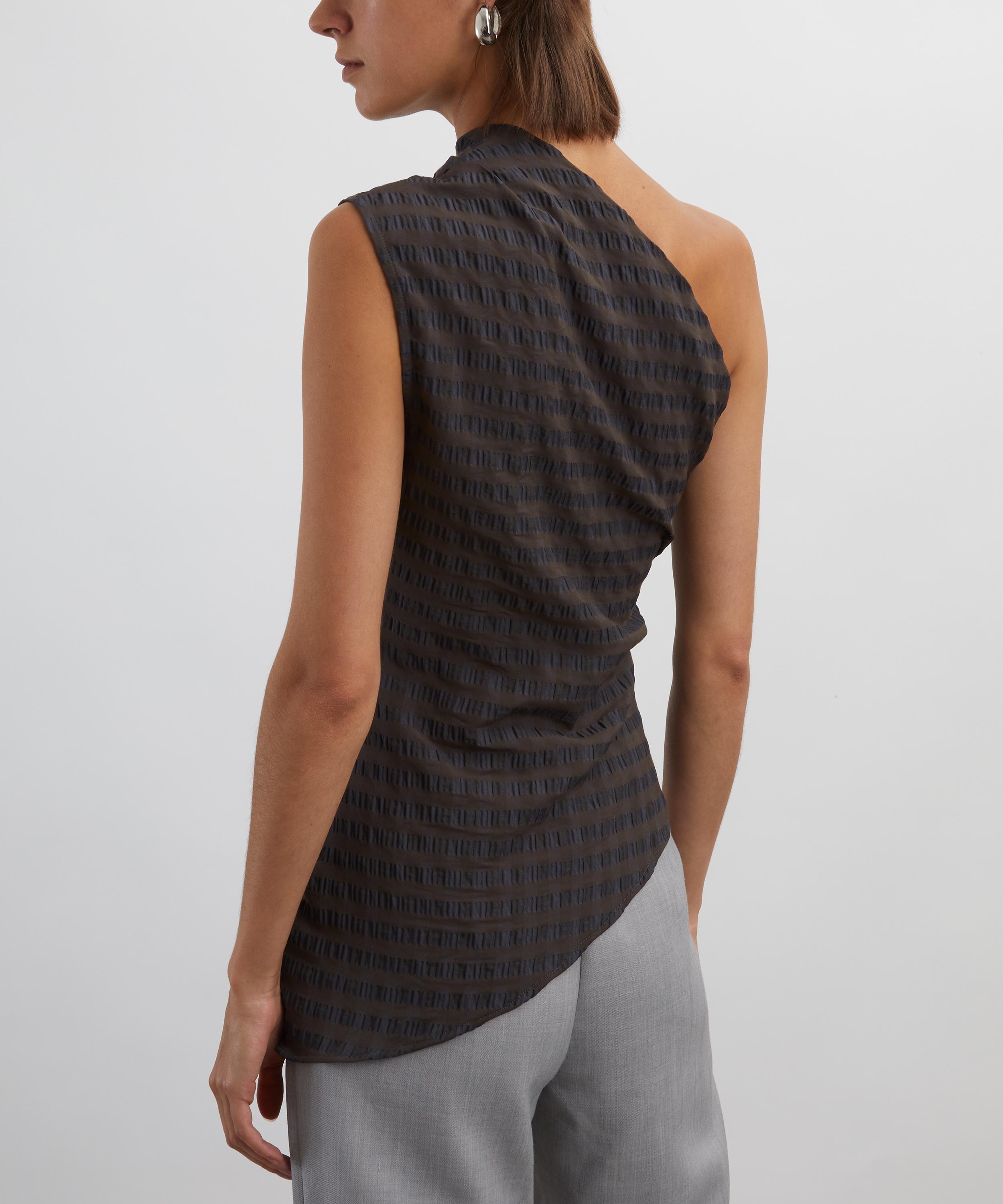 Paloma Wool - Win Seersucker Asymmetric Top image number 3