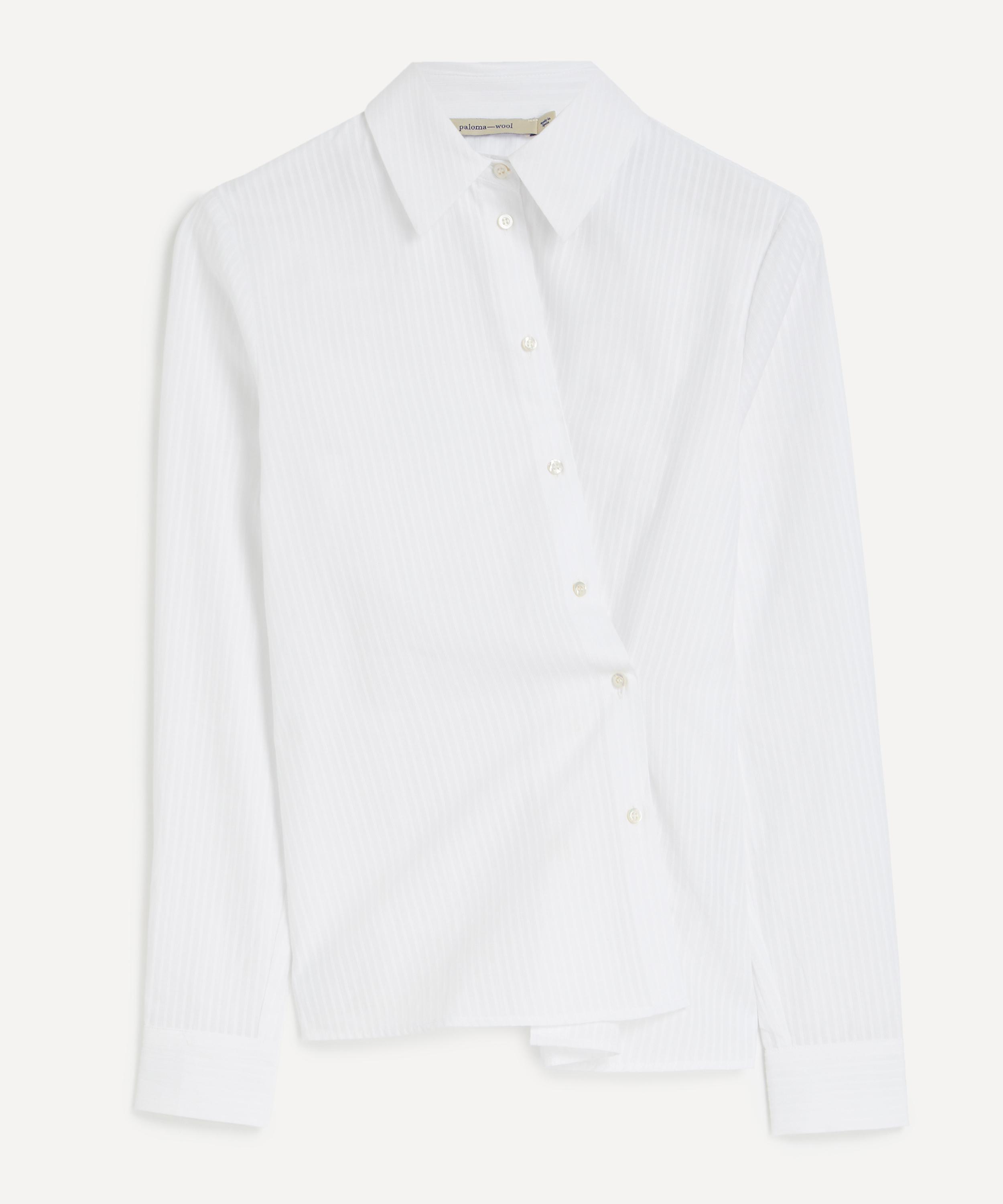 Paloma Wool - Donald Striped Multi-Position Shirt image number 0