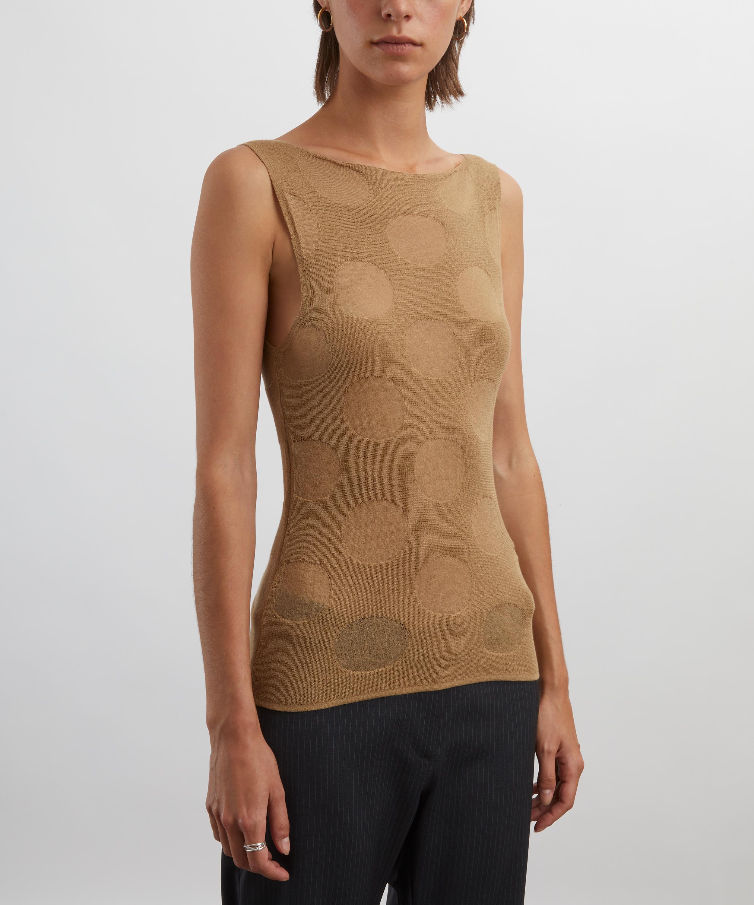 Paloma Wool - Rory Cotton Jacquard Dotted Top image number 2