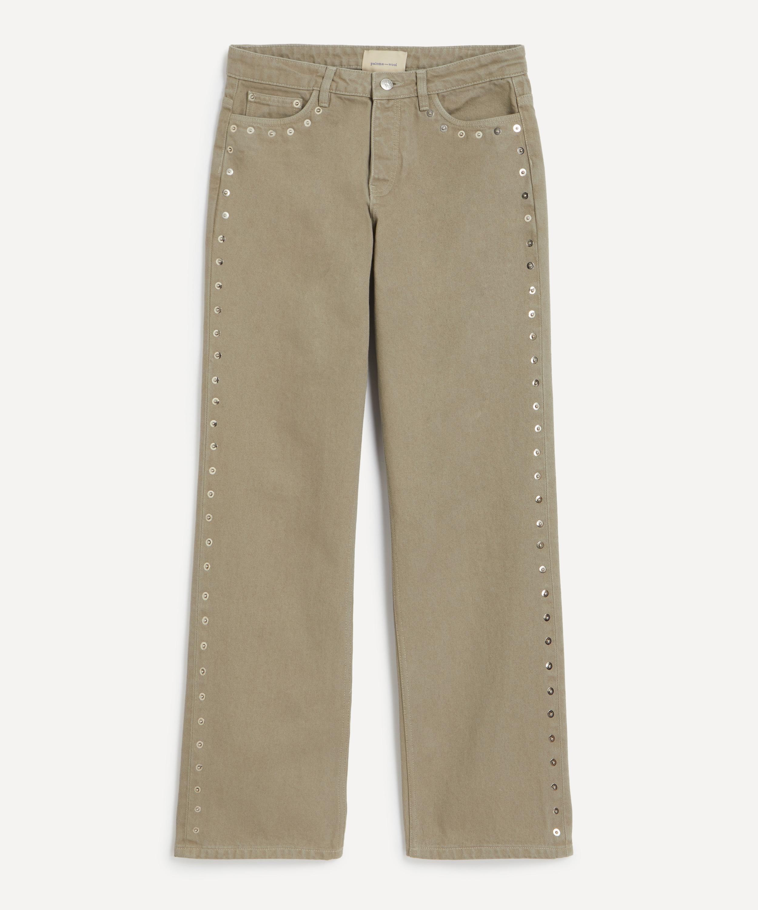 Paloma Wool - Crowd Studded Boyfriend Denim Trousers image number 0