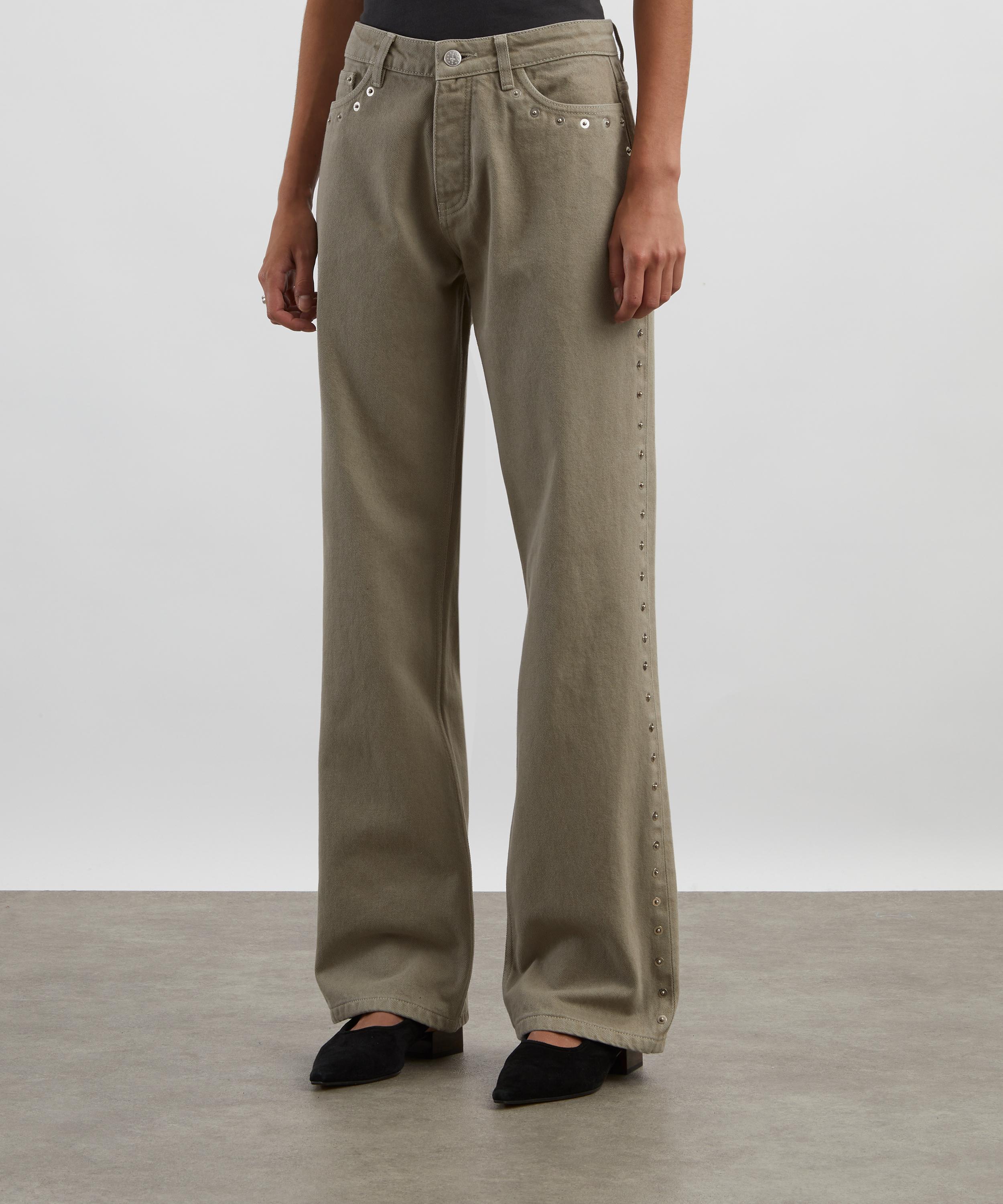 Paloma Wool - Crowd Studded Boyfriend Denim Trousers image number 2