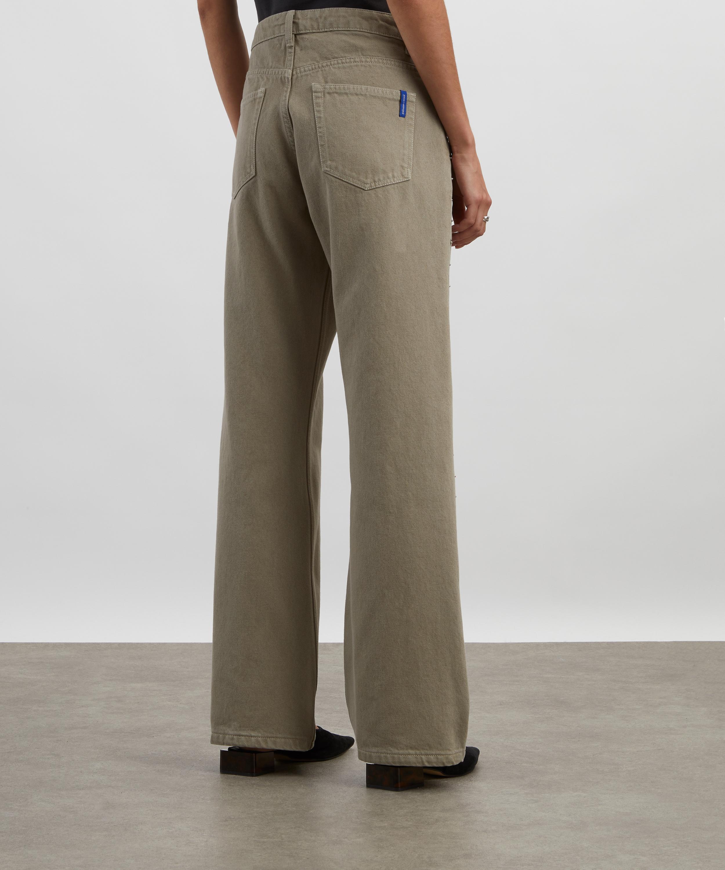 Paloma Wool - Crowd Studded Boyfriend Denim Trousers image number 3
