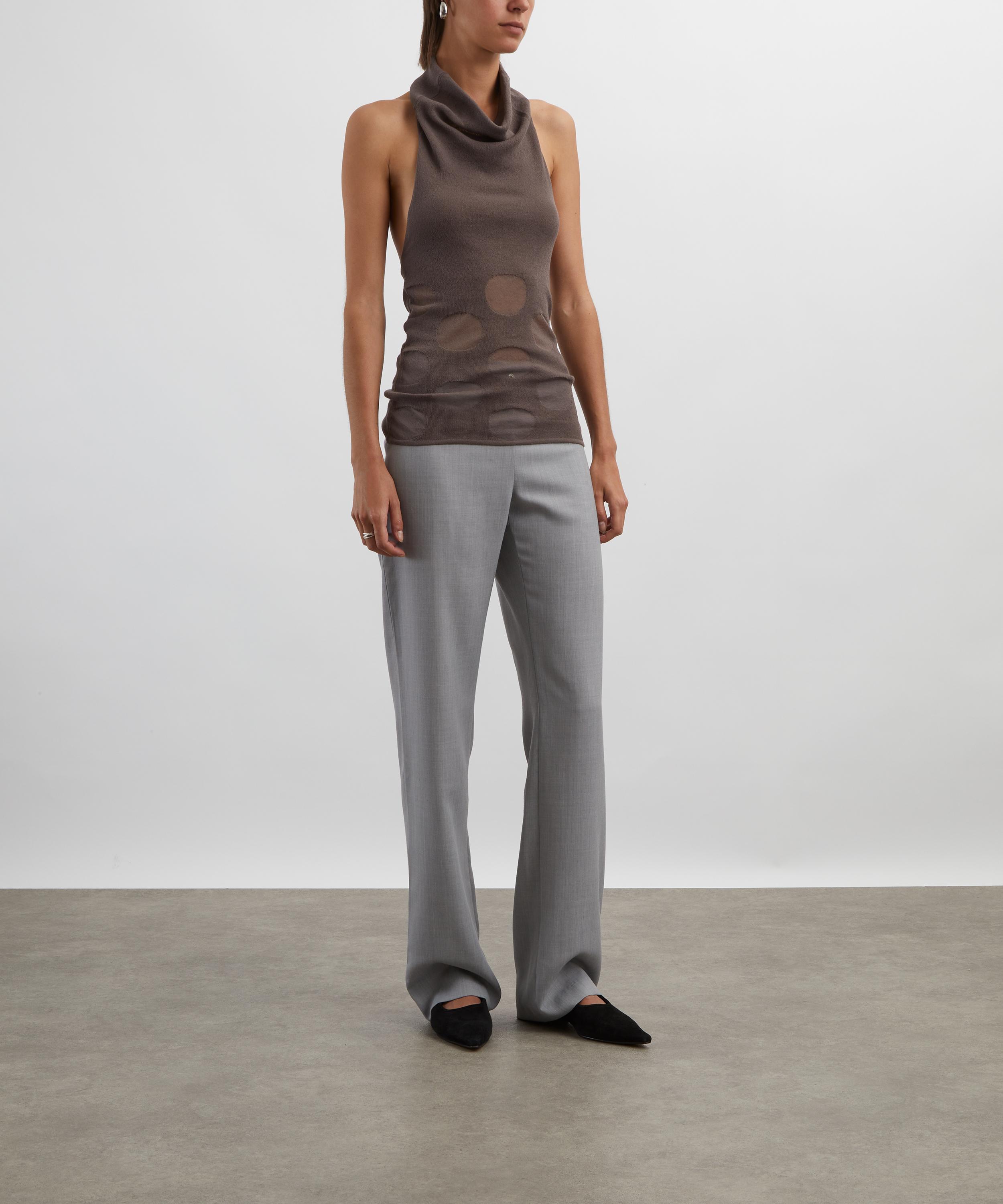 Paloma Wool - Tynan Cotton Jacquard Halter Top image number 1