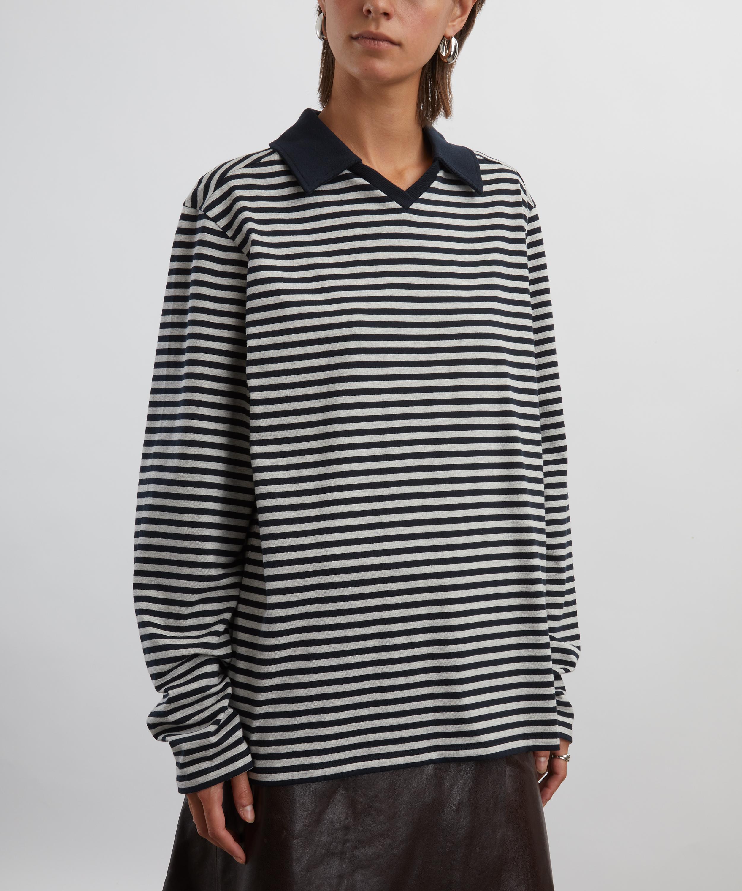 Paloma Wool - Gondolieri Striped Polo-Neck Top image number 2