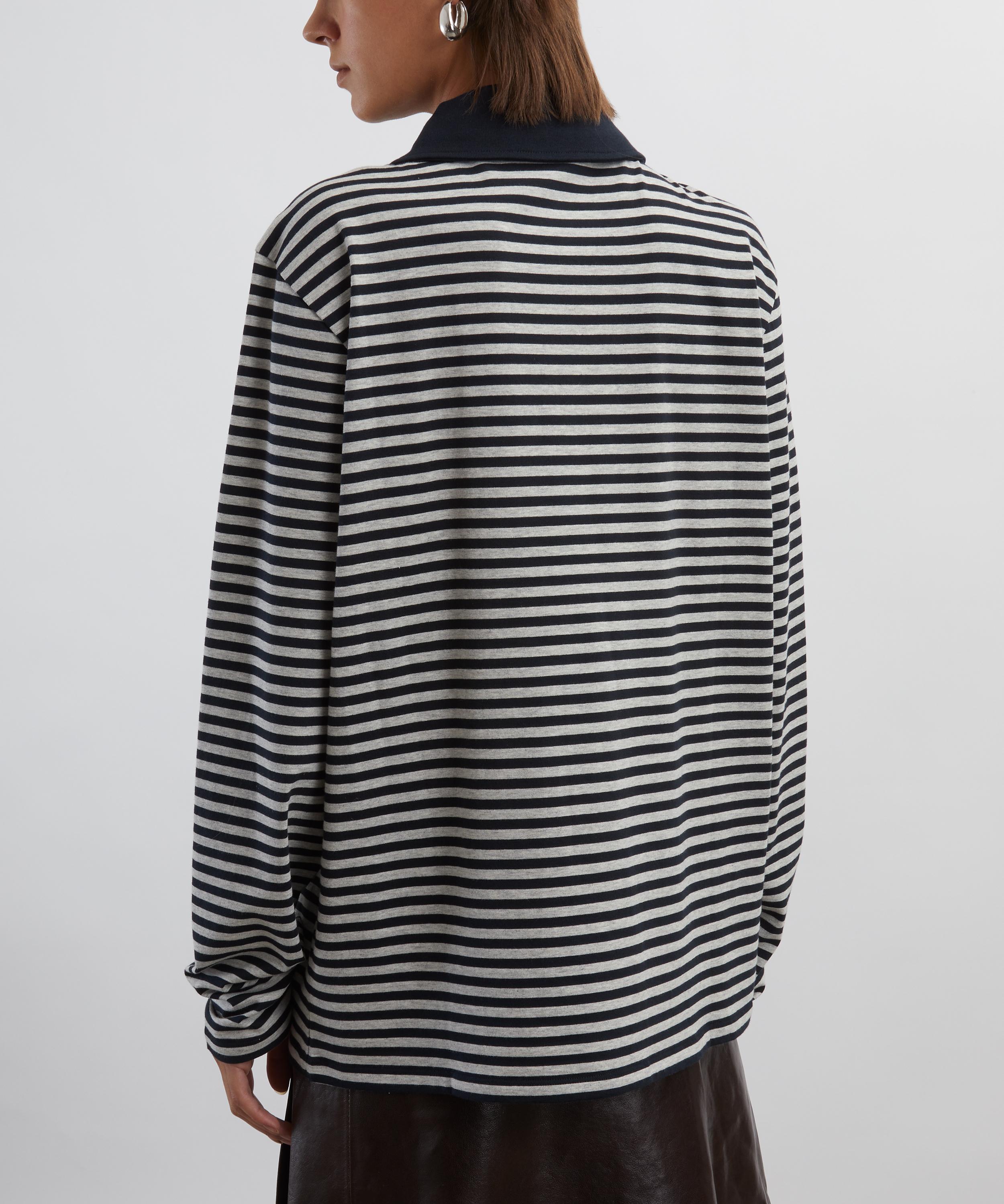 Paloma Wool - Gondolieri Striped Polo-Neck Top image number 3