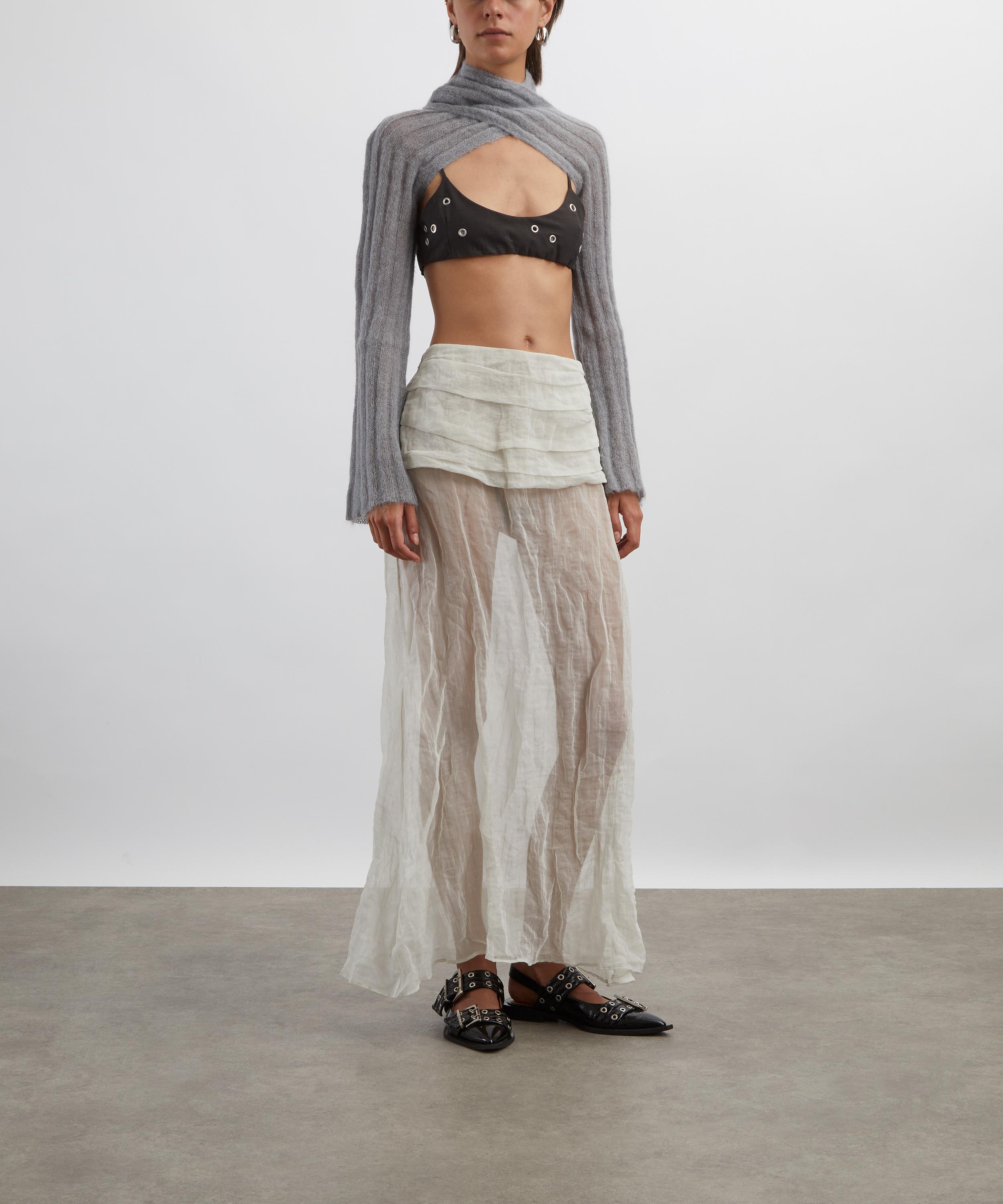 Paloma Wool - Mae Long Metallic-Silk Skirt image number 1