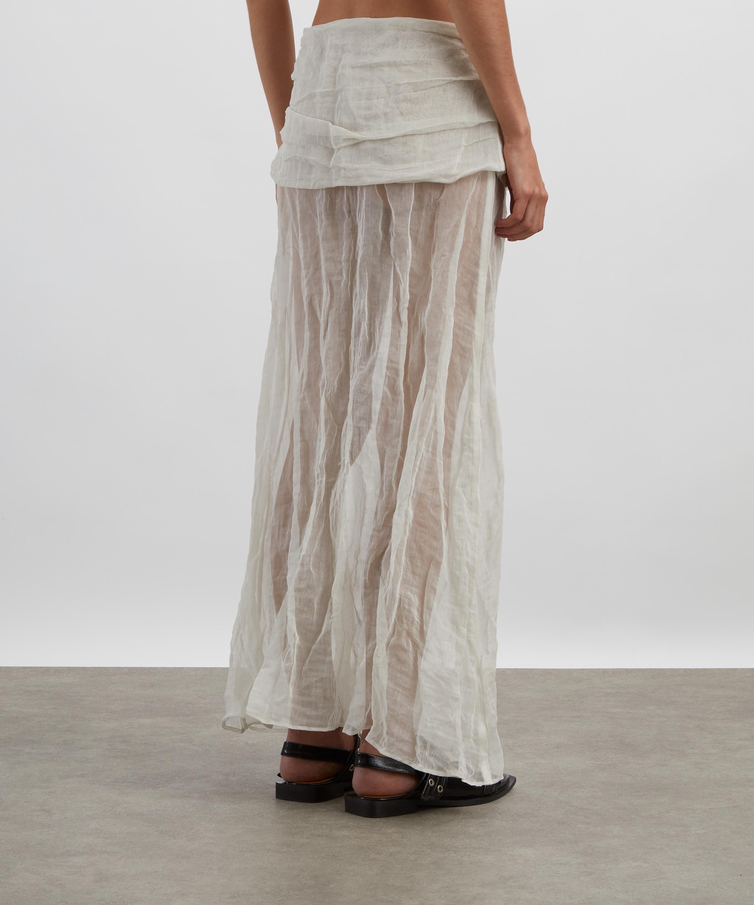 Paloma Wool - Mae Long Metallic-Silk Skirt image number 3
