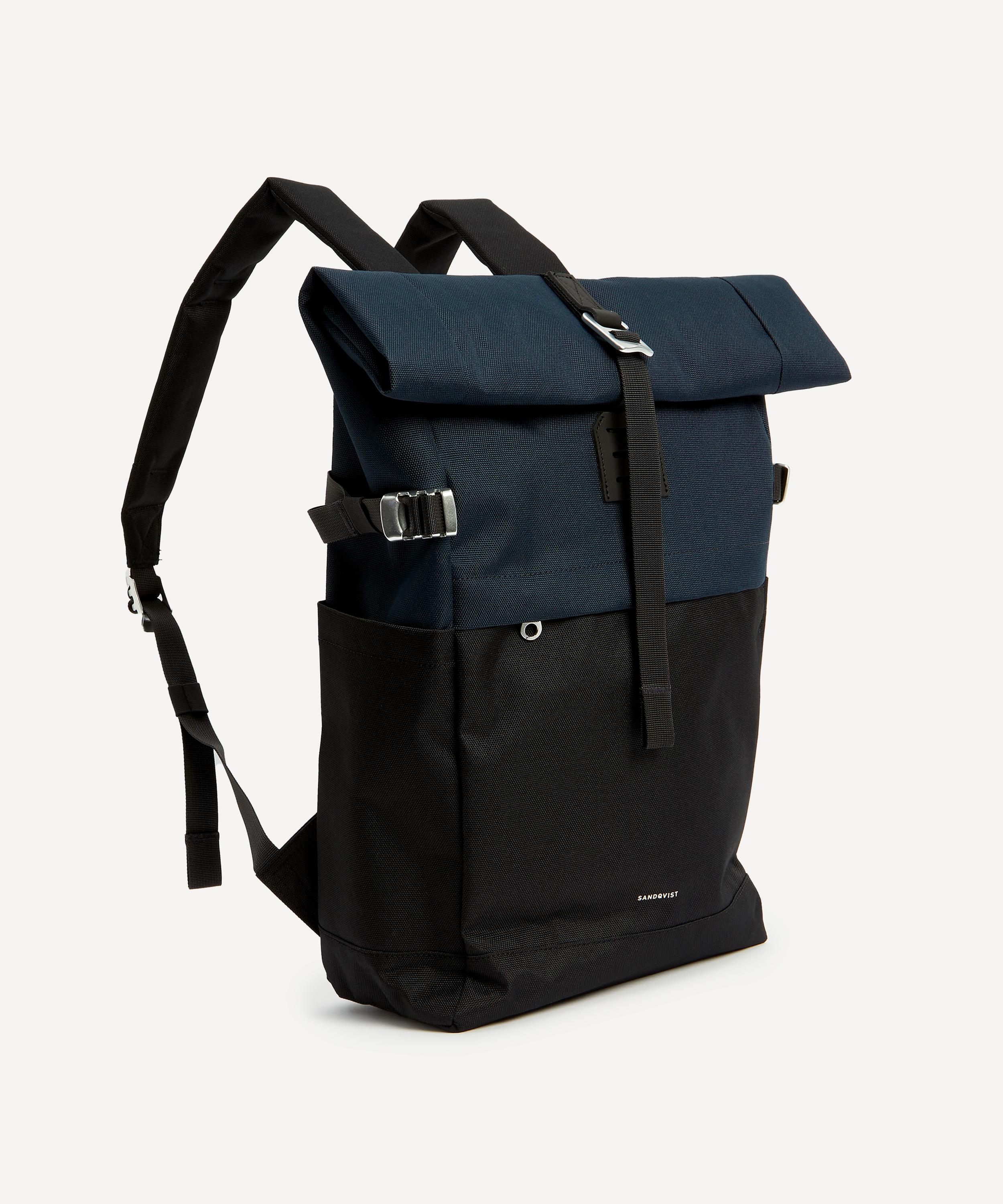 Sandqvist - Icon Multi Black Rolltop Backpack M image number 2