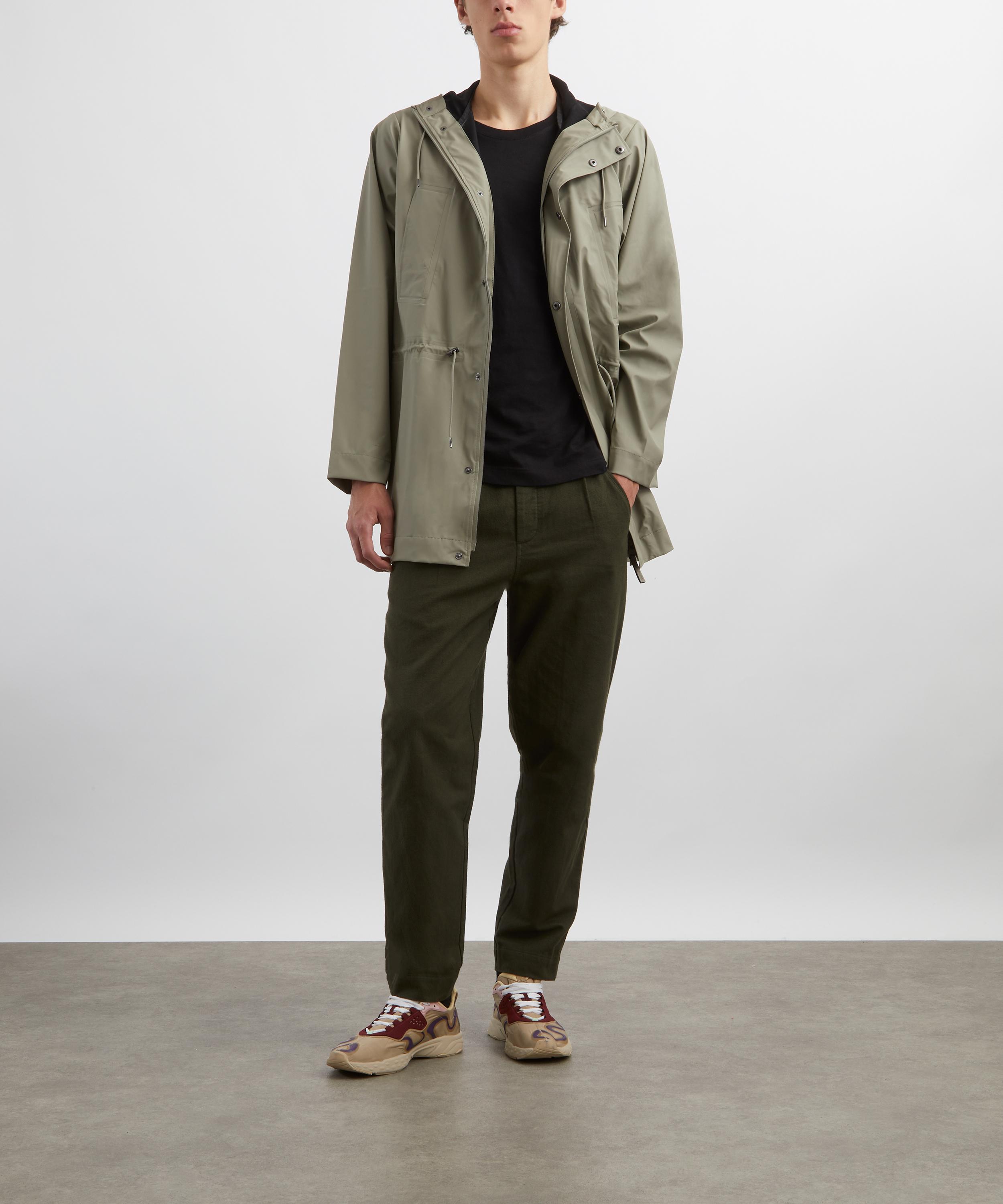 RAINS - Belted Long Jacket image number 1