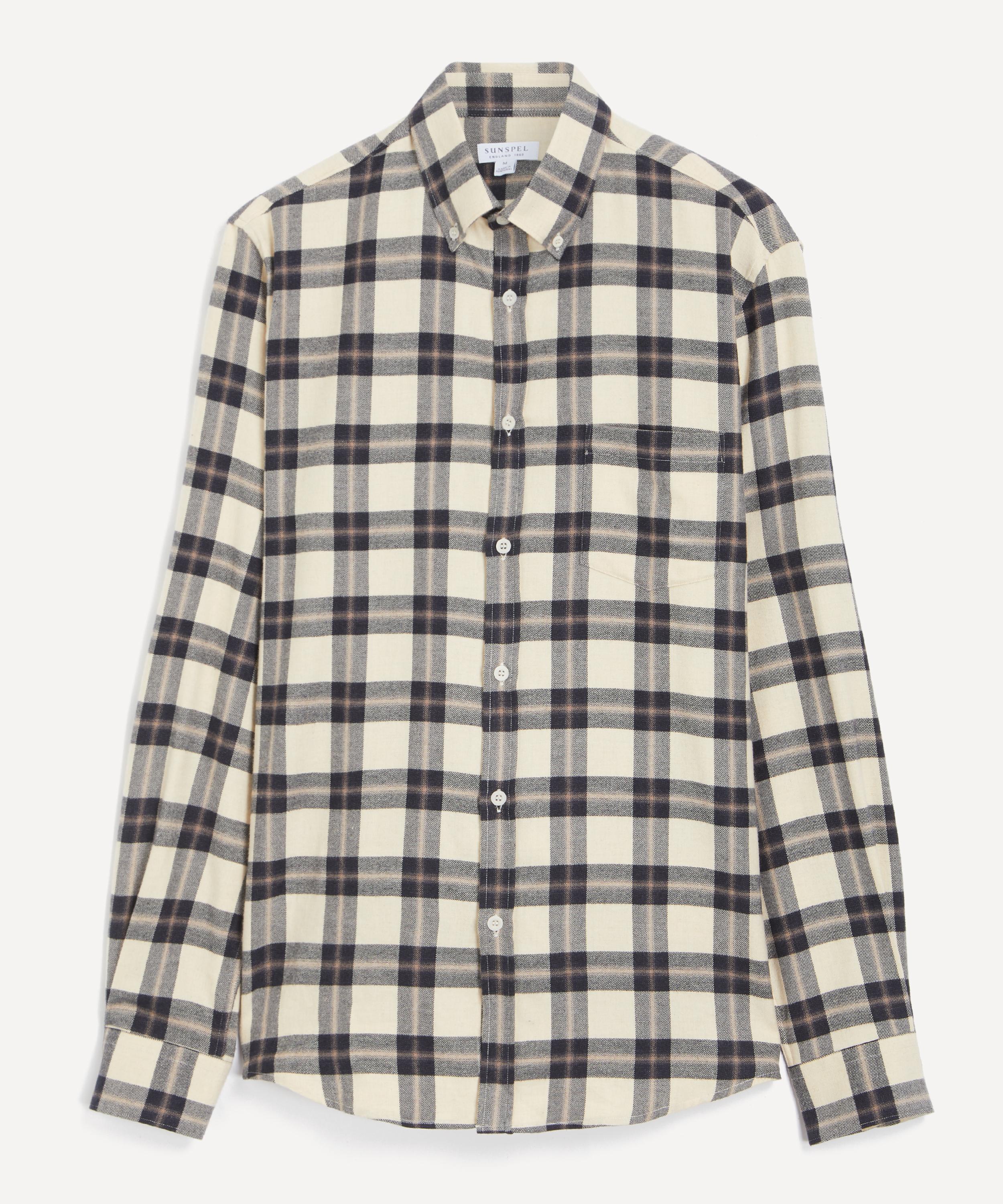 Sunspel - Button Down Flannel Shirt image number 0