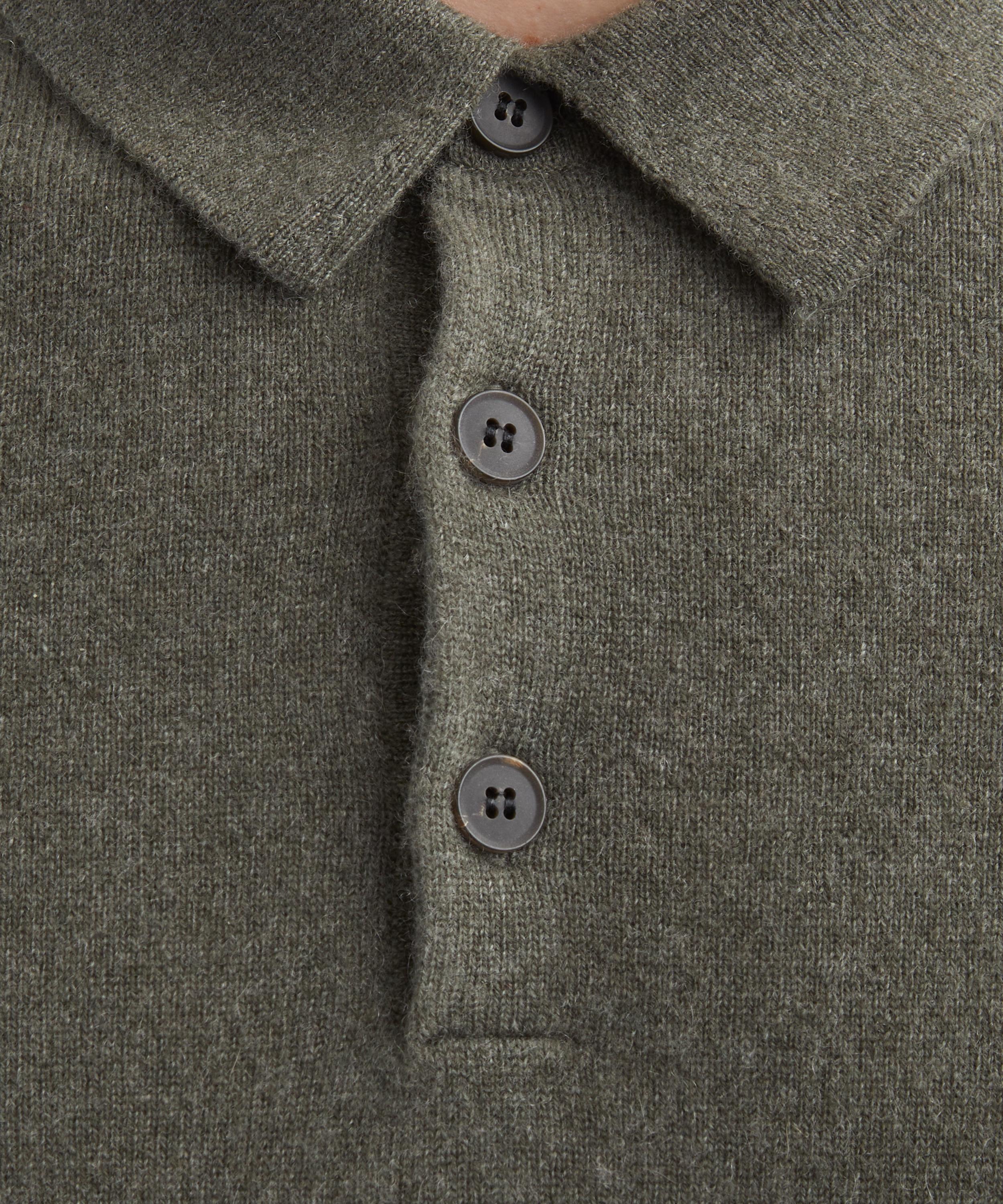 Sunspel - Cashmere Polo Shirt image number 4