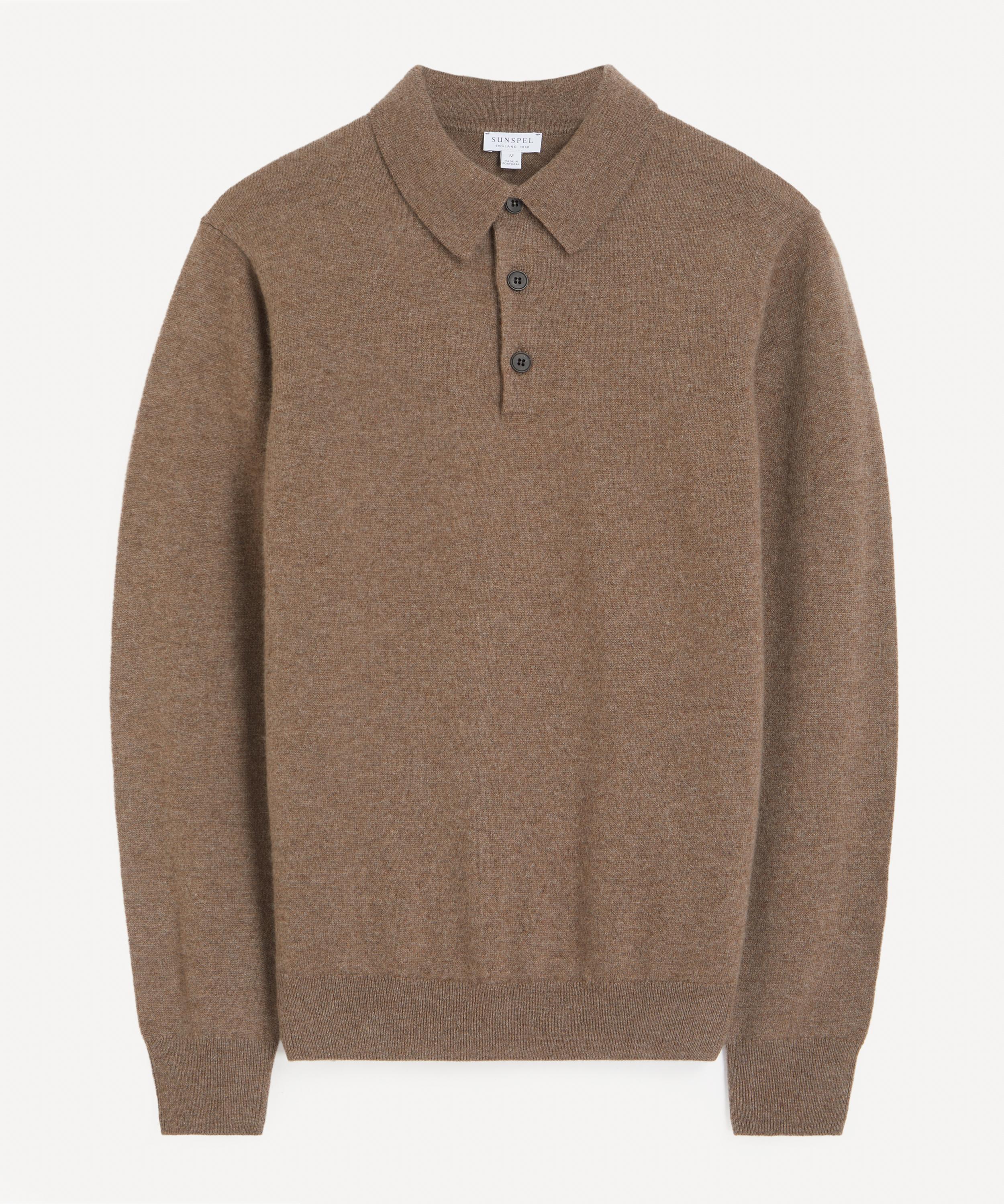 Sunspel - Cashmere Polo Shirt image number 0