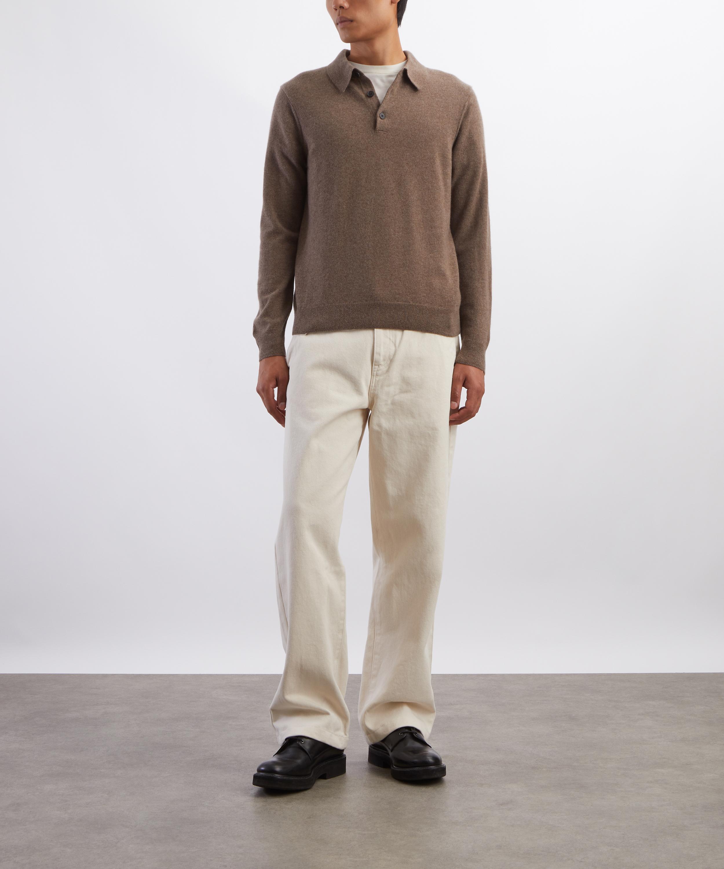 Sunspel - Cashmere Polo Shirt image number 1