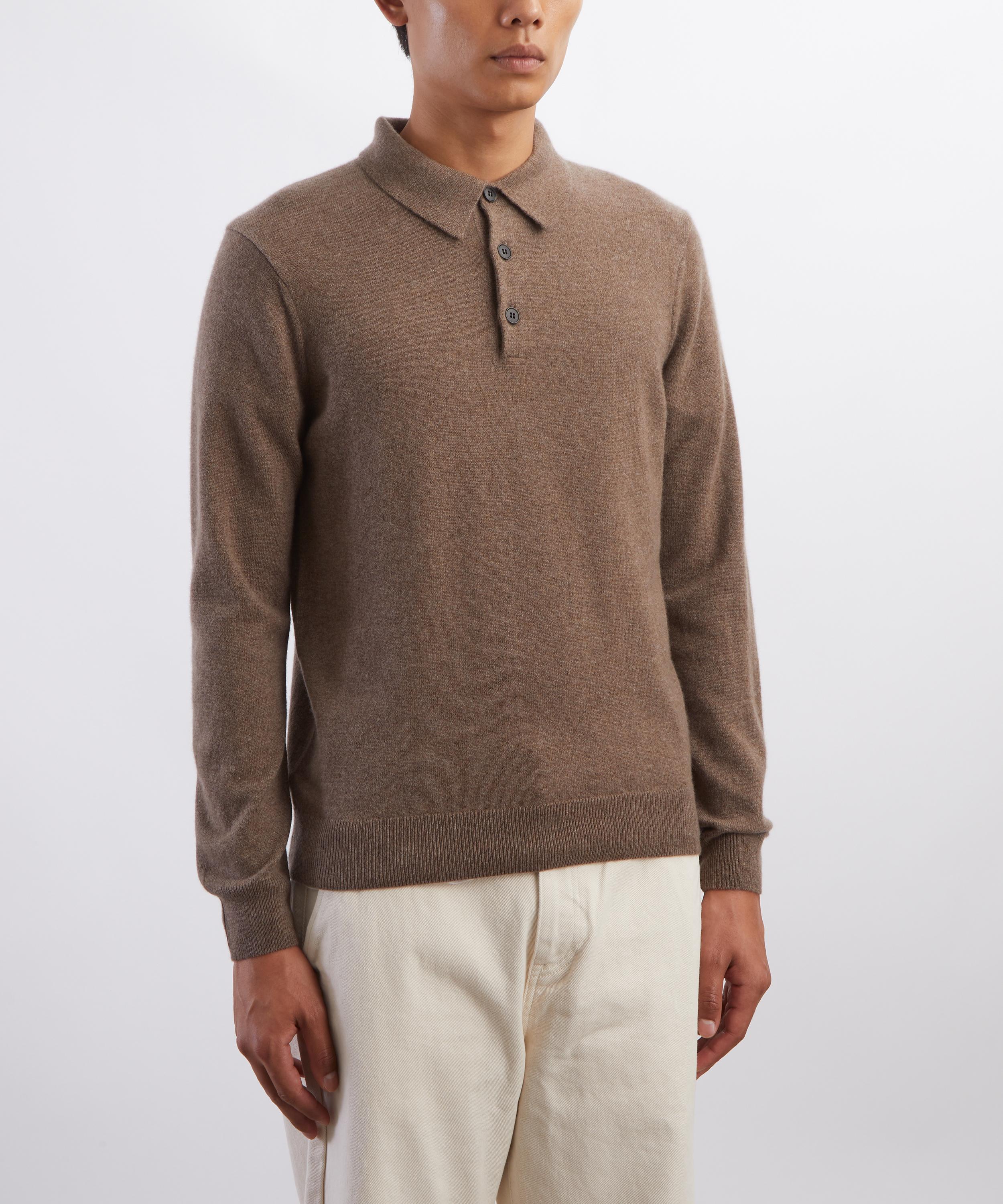 Sunspel - Cashmere Polo Shirt image number 2