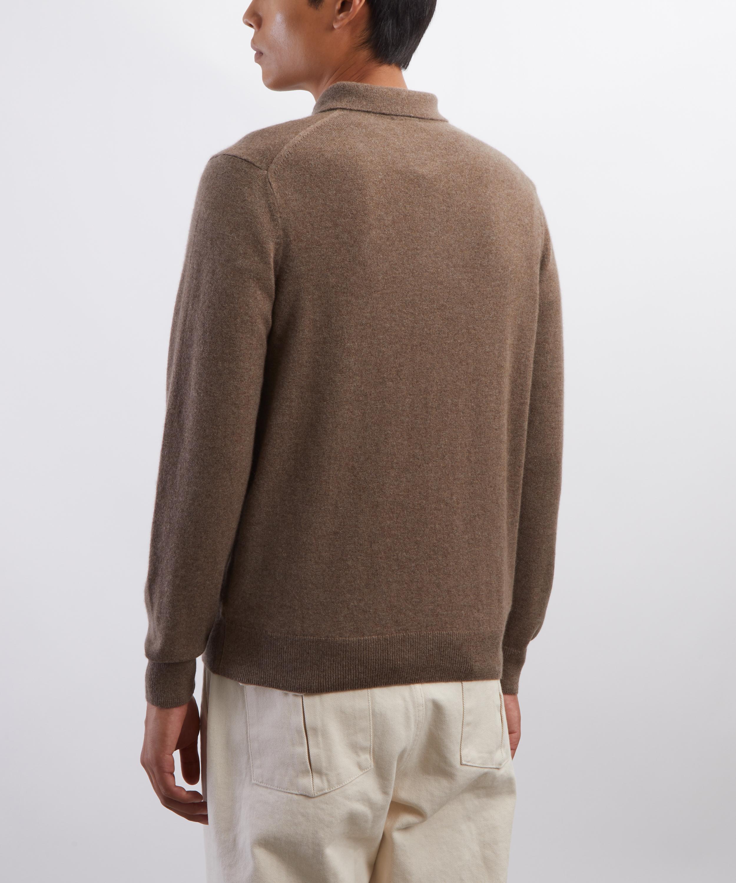 Sunspel - Cashmere Polo Shirt image number 3