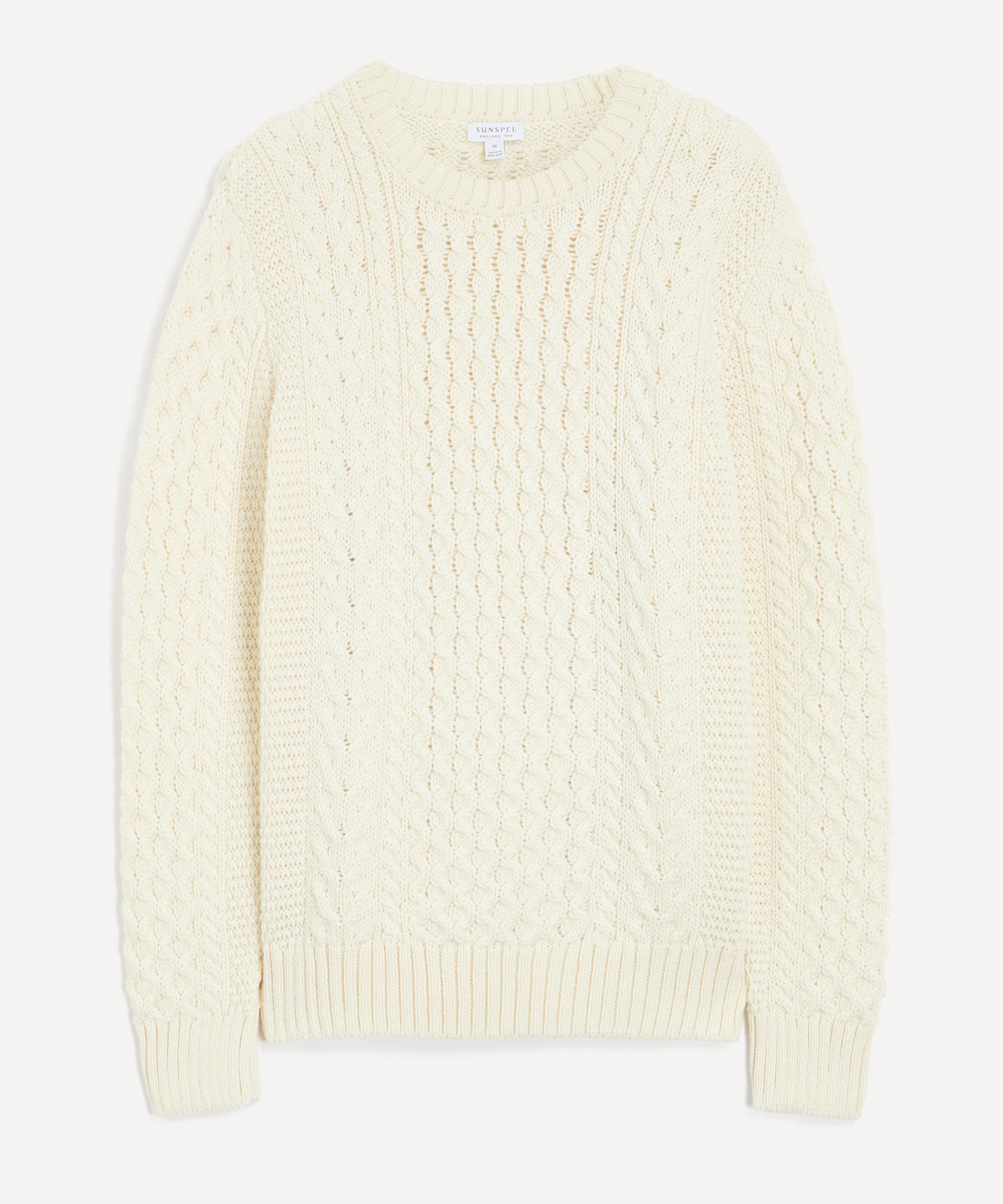 Sunspel - Cable Knit Jumper image number 0