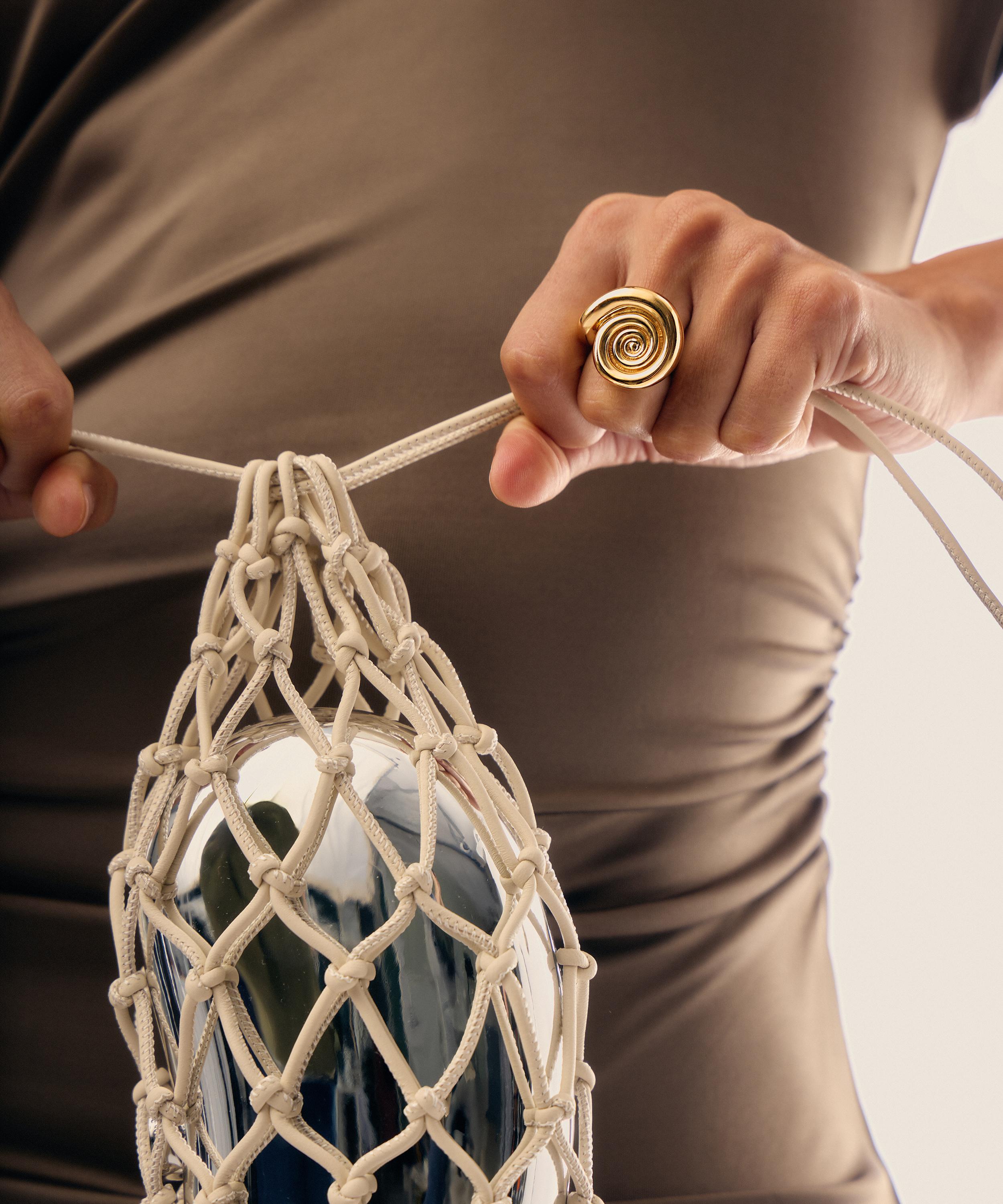 Missoma - 18ct Gold-Plated Spiral Dome Statement Ring image number 1