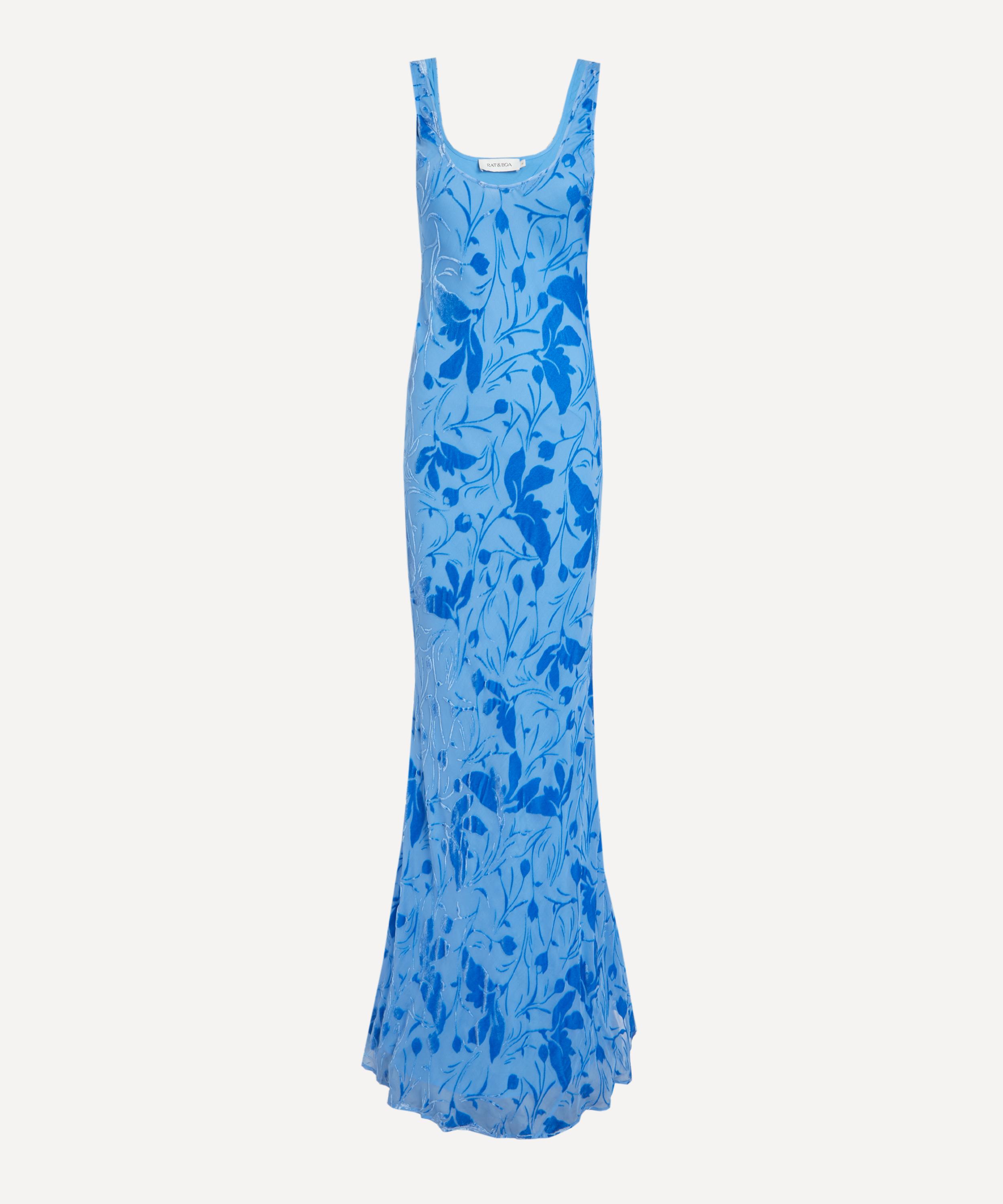 Rat & Boa - Inez Silk Devoreé Maxi Dress image number 0