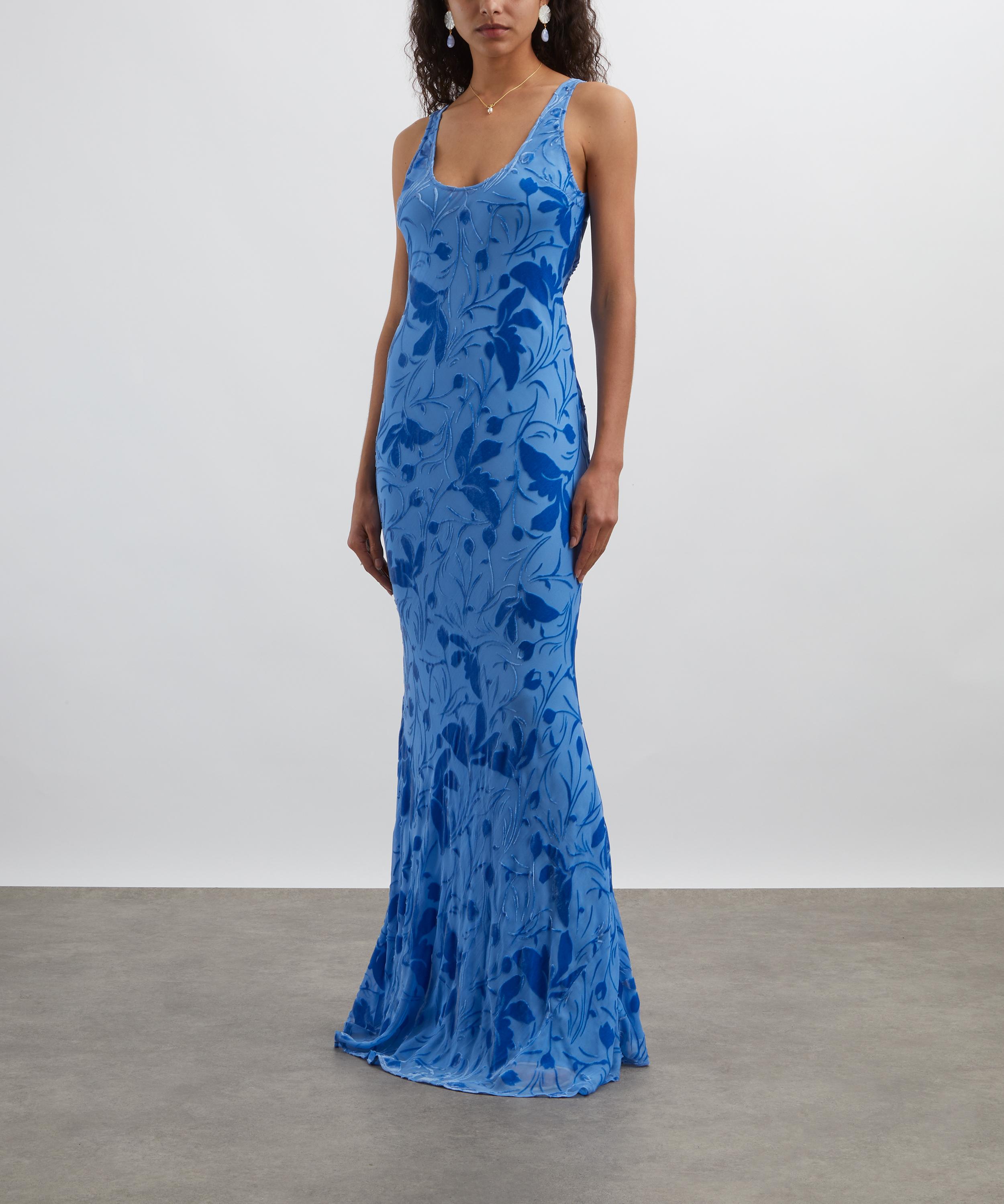 Rat & Boa - Inez Silk Devoreé Maxi Dress image number 2