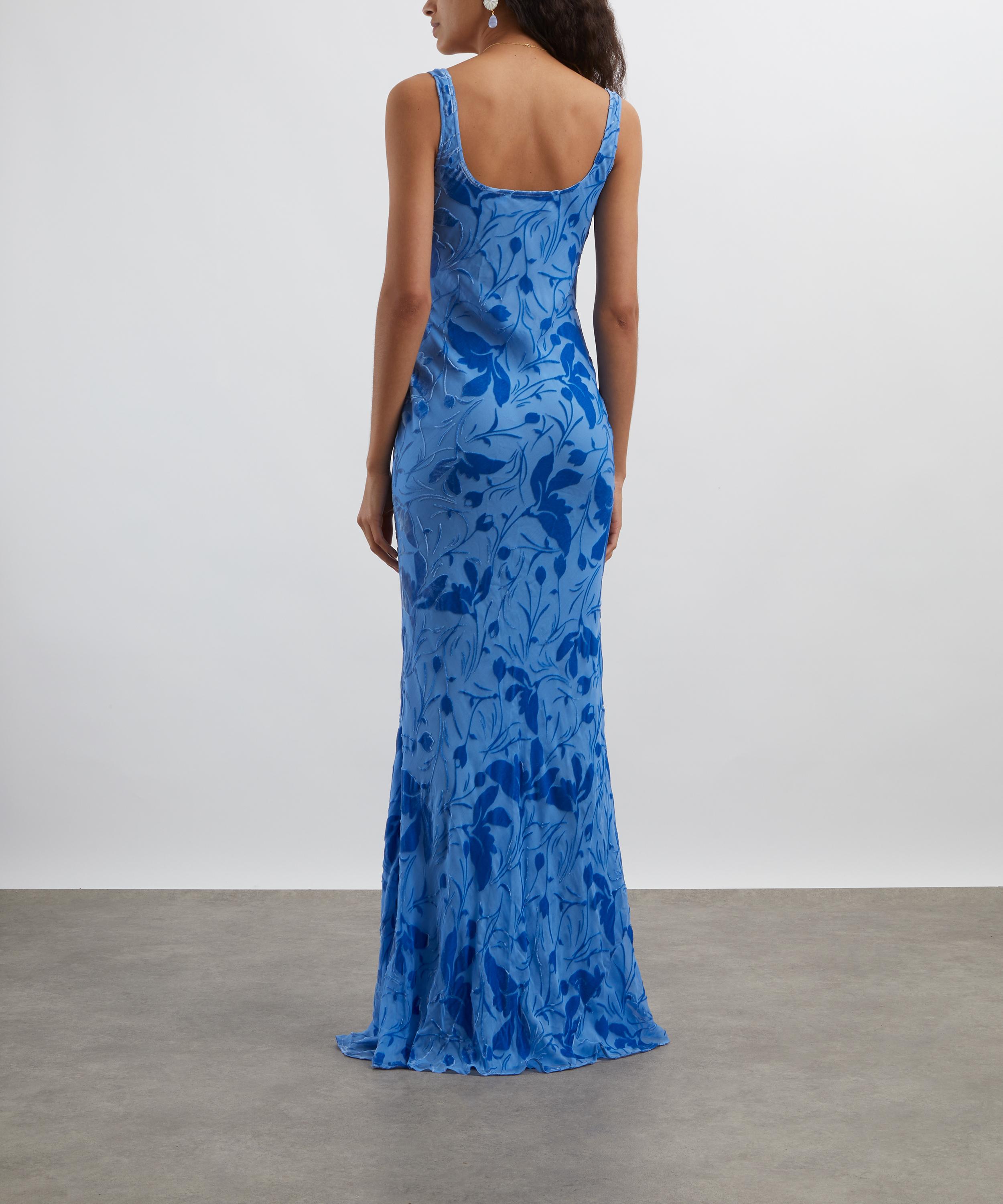 Rat & Boa - Inez Silk Devoreé Maxi Dress image number 3