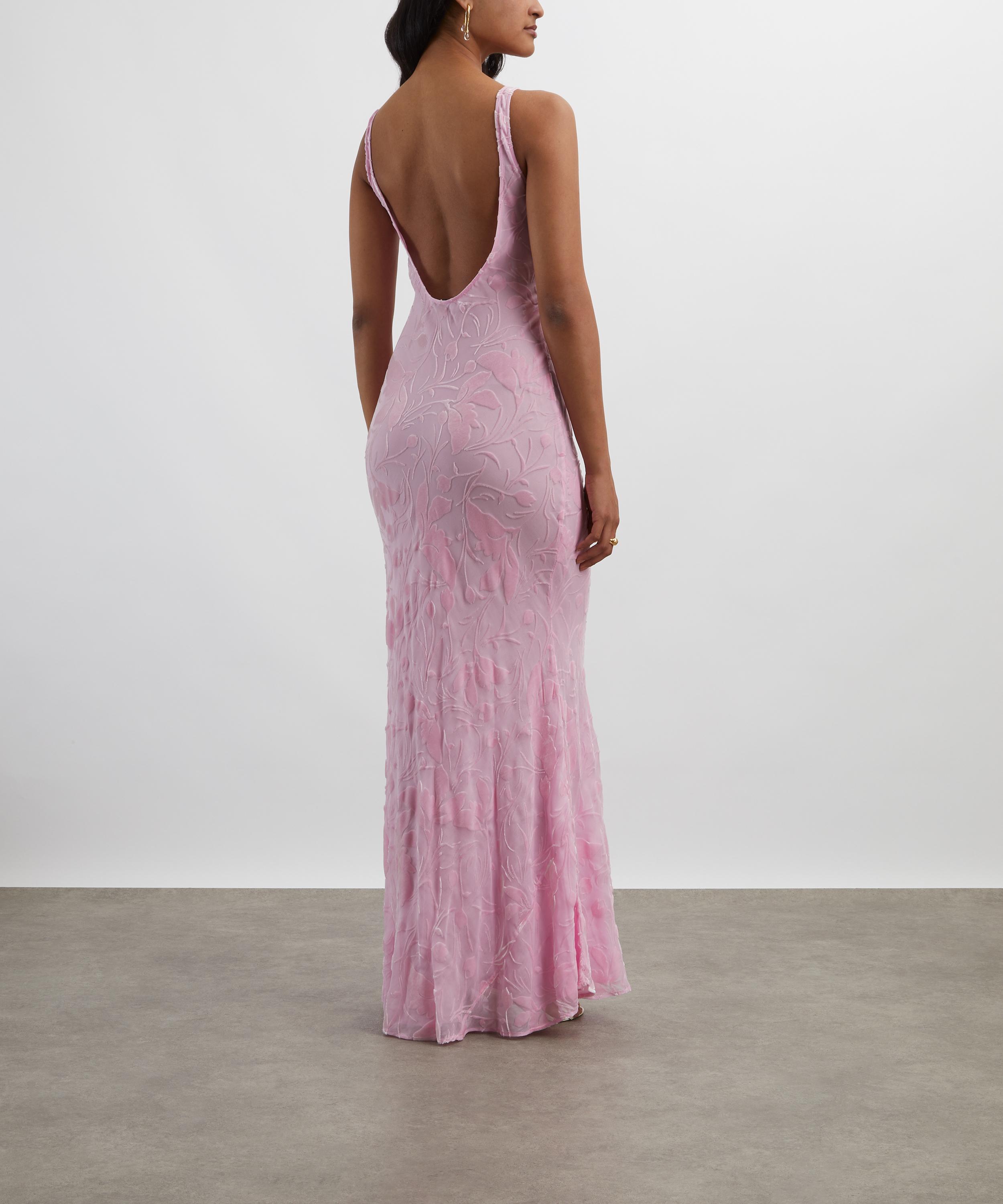 Rat & Boa - Amaris Silk Devoreé Maxi Dress image number 3