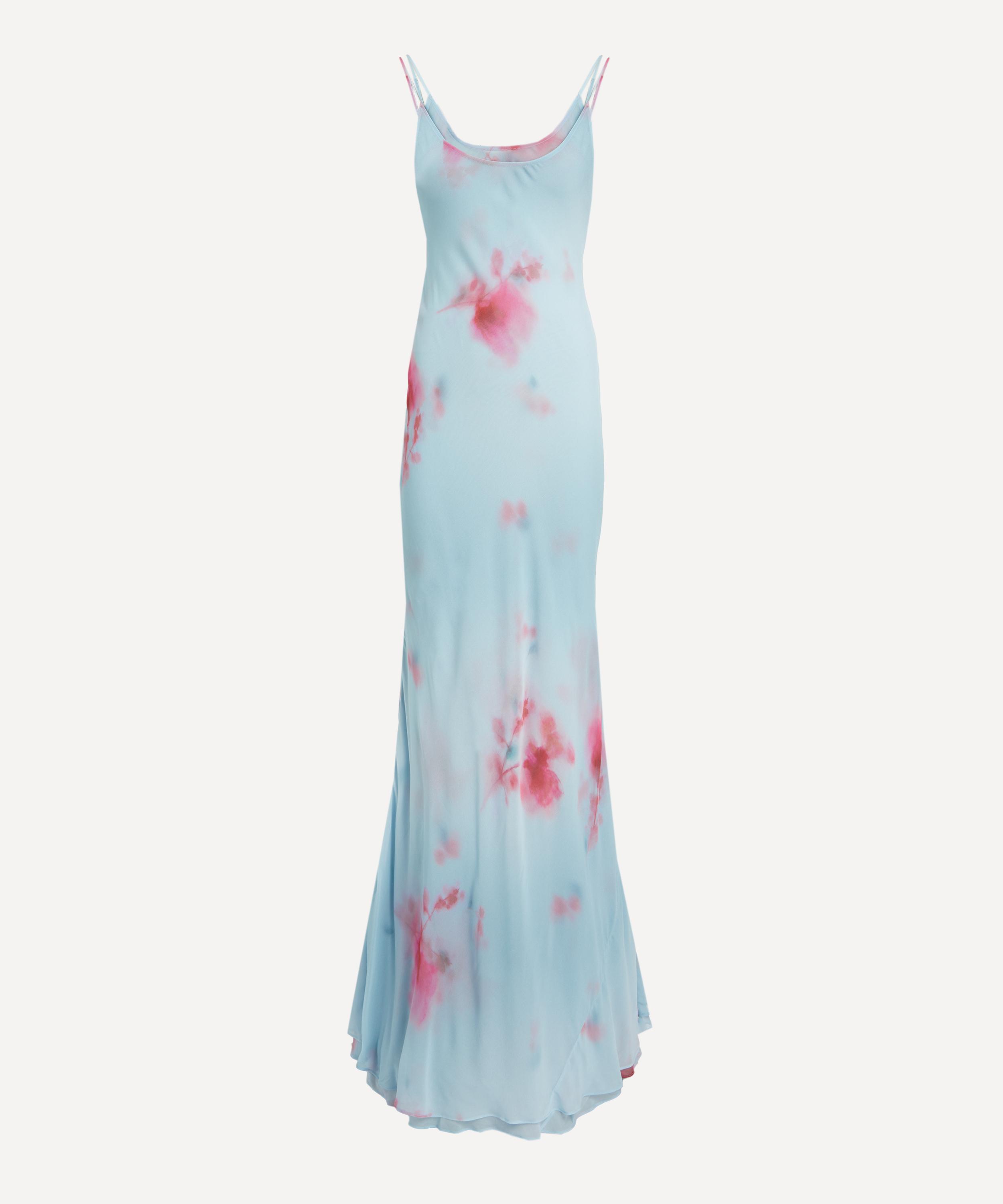 Rat & Boa - Sascha Blue Double-Layered Maxi Dress image number 0