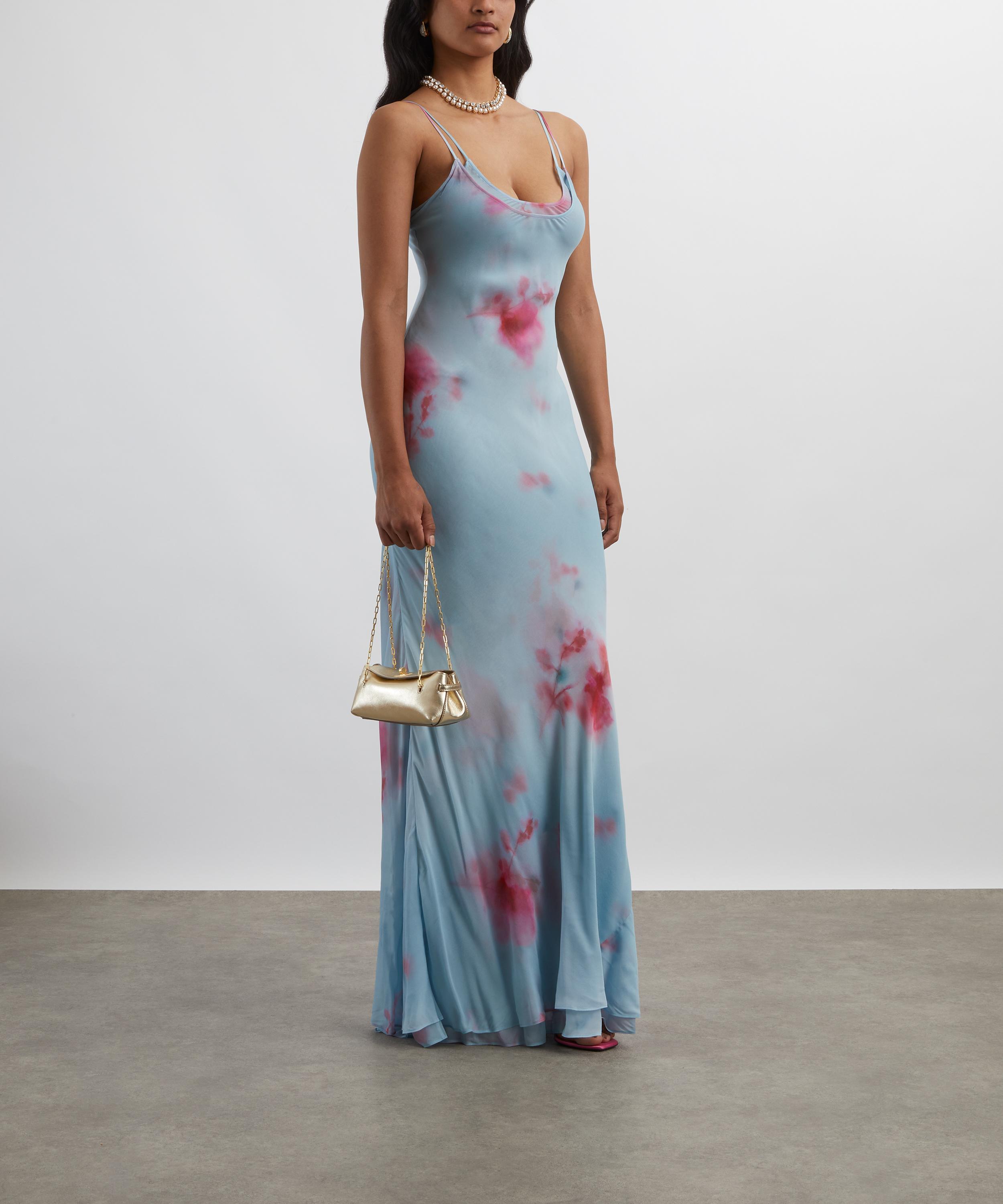 Rat & Boa - Sascha Blue Double-Layered Maxi Dress image number 1